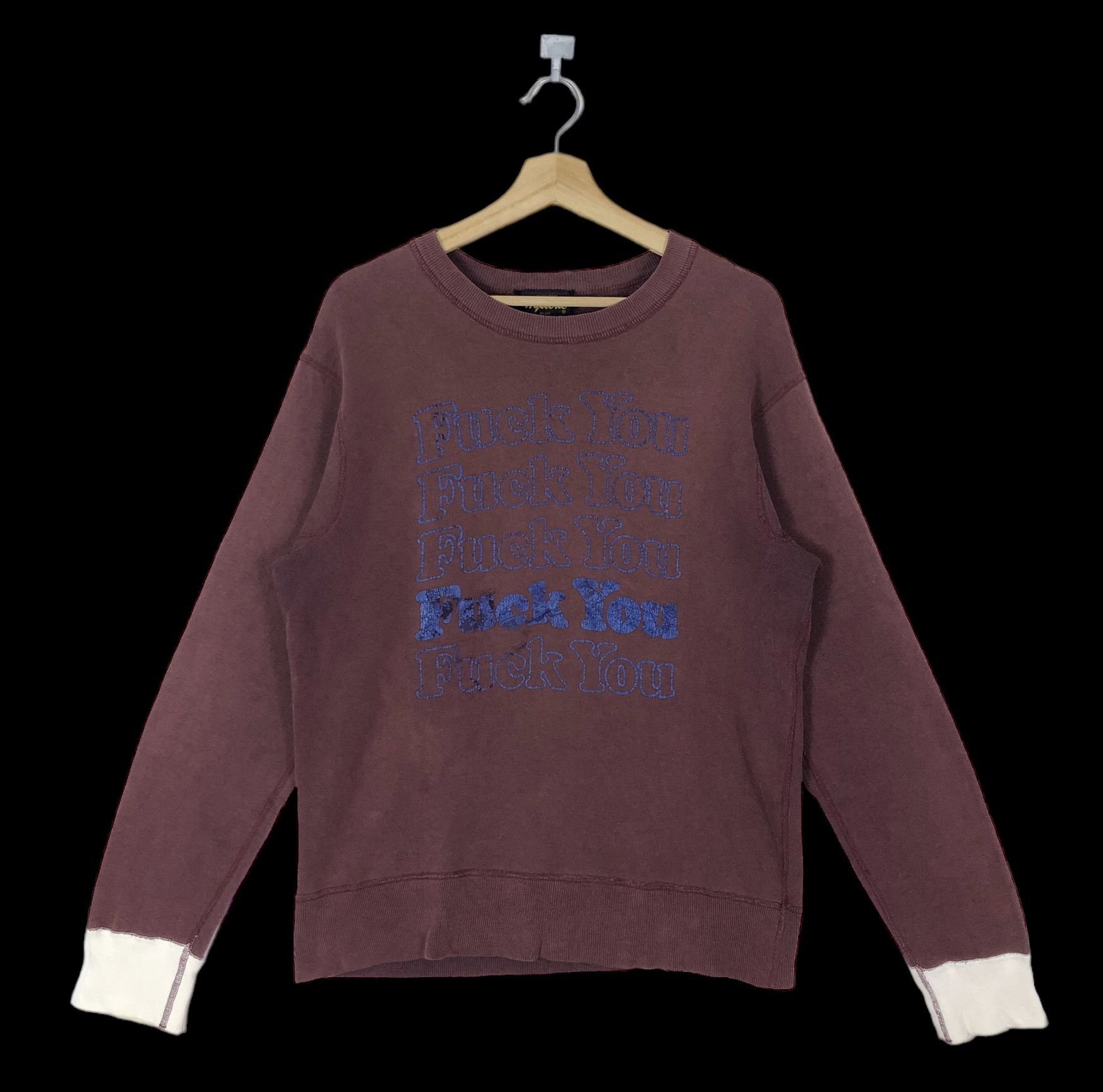 Hysteric Glamour RARE🔥VINTAGE 90’S DISTRESS HYSTERIC GLAMOUR “FUCKYOU” Size US M / EU 48-50 / 2 - 1 Thumbnail