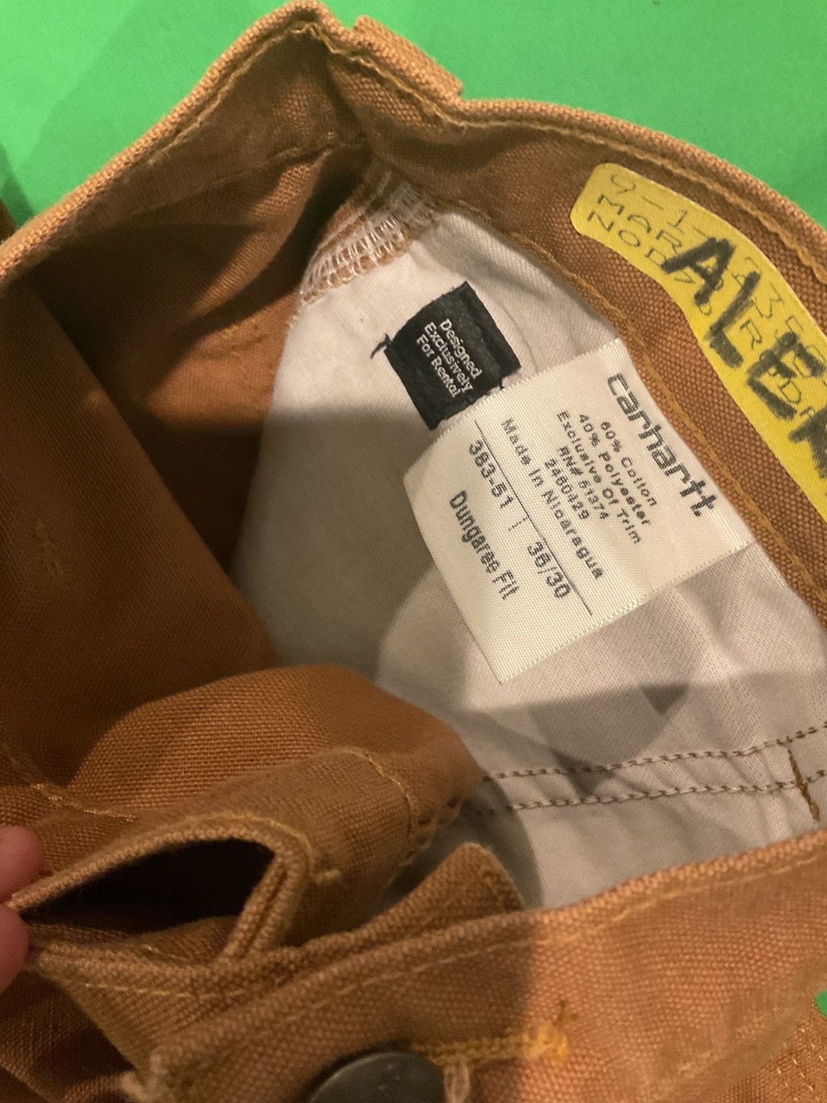 Carhartt × Vintage Vintage Tan Carhartt chino pants Size US 36 / EU 52 - 2 Thumbnail