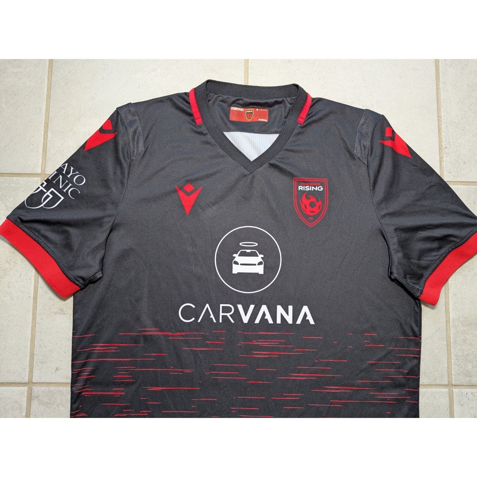 Macron Macron Men's Medium Phoenix Rising 2019/20 Away Black Jersey Size US M / EU 48-50 / 2 - 5 Thumbnail