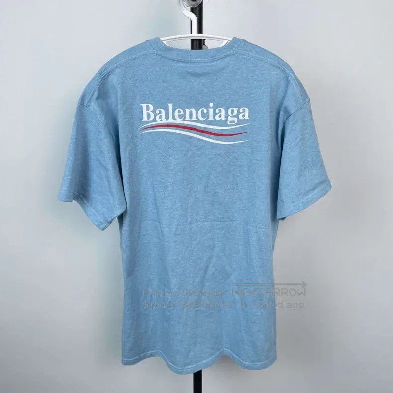 Balenciaga Balenciaga Blue Short Sleeve Size US XS / EU 42 / 0 - 2 Thumbnail