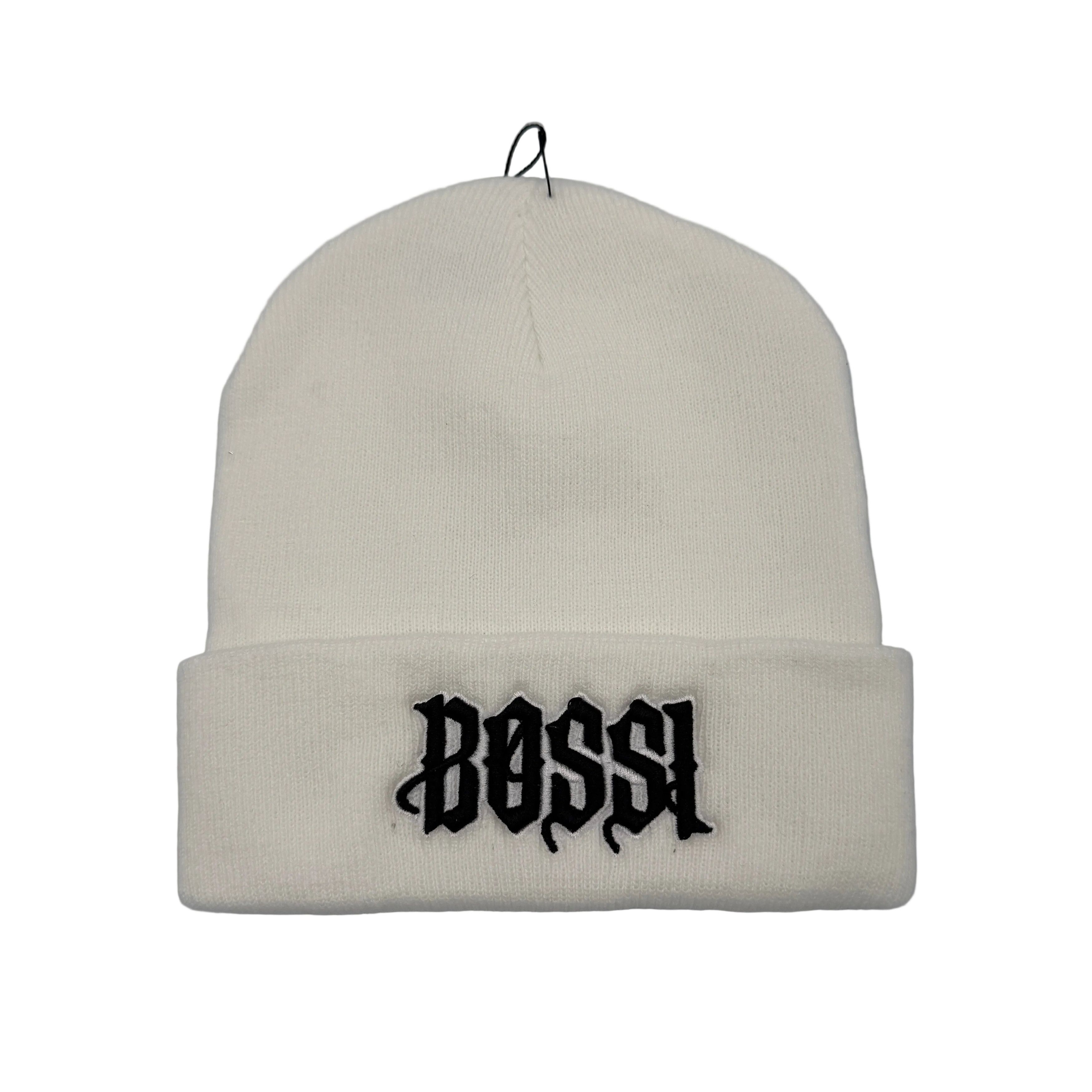 Bossi Sportswear Bossi x Endless Supply Beanie White/Black Size ONE SIZE - 1 Thumbnail