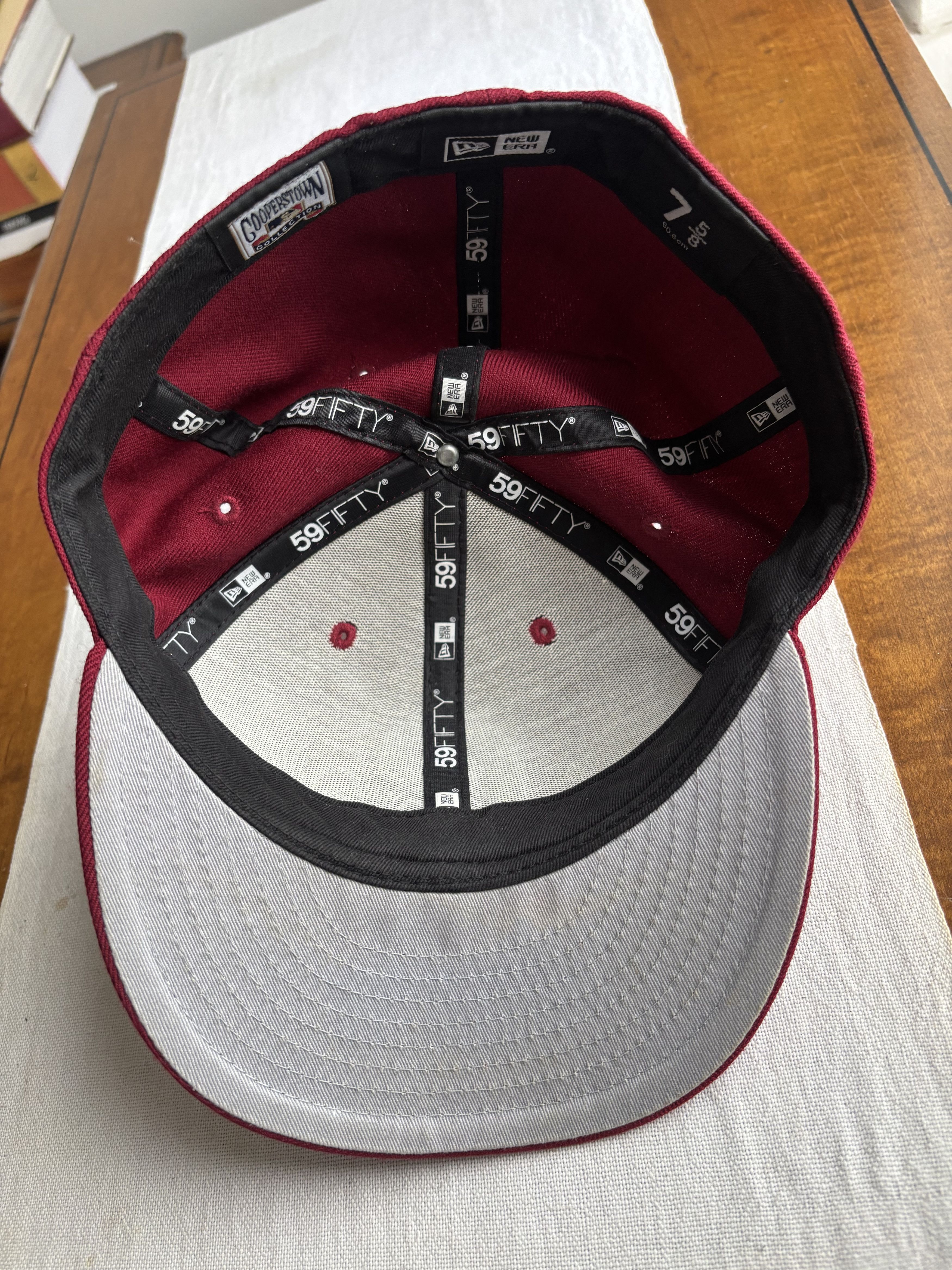 New Era 7 5/8 Cooperstown Collection Wool Fitted Size ONE SIZE - 5 Thumbnail