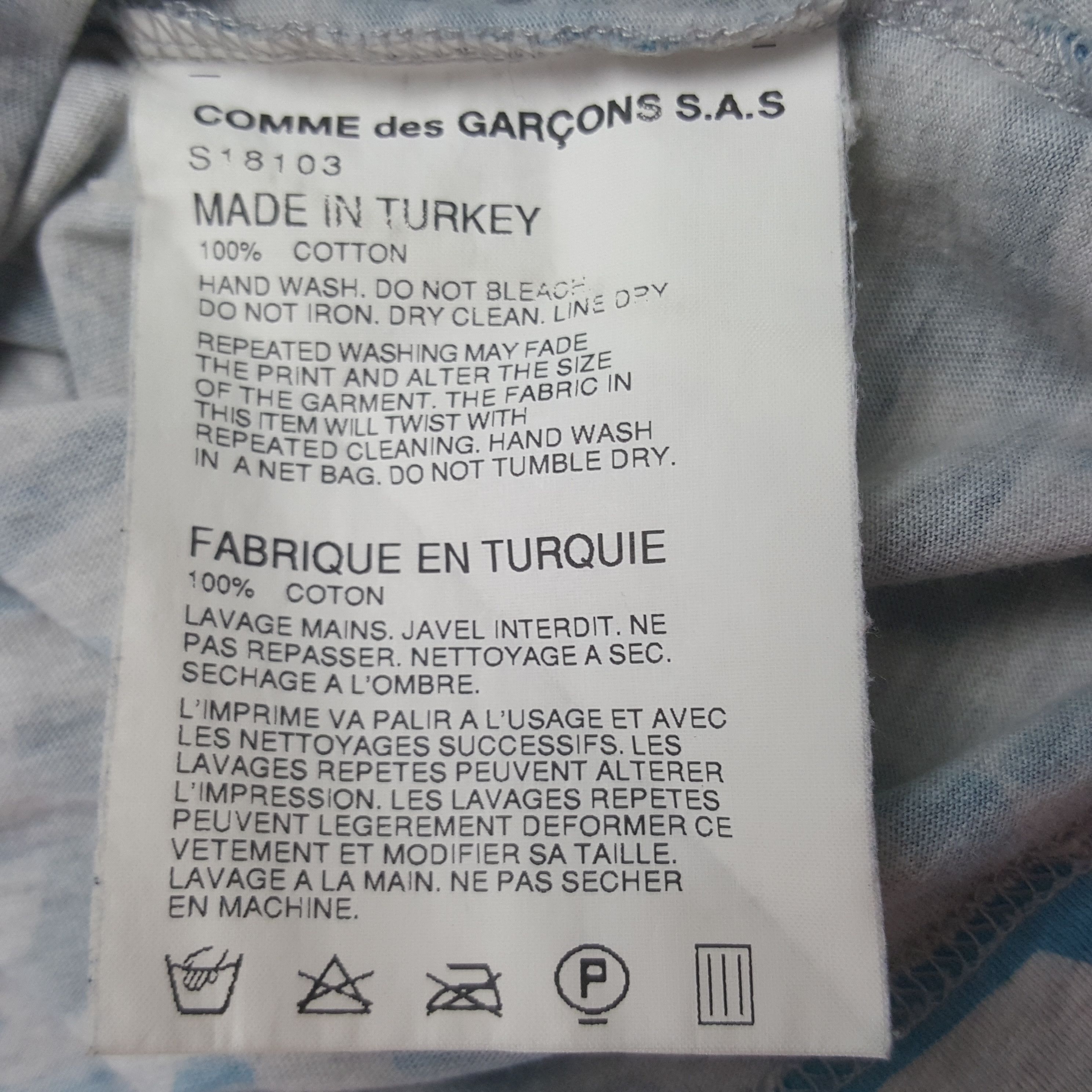 Comme des Garcons Vintage Comme des Garcons SHIRT Tshirt Size US M / EU 48-50 / 2 - 6 Thumbnail