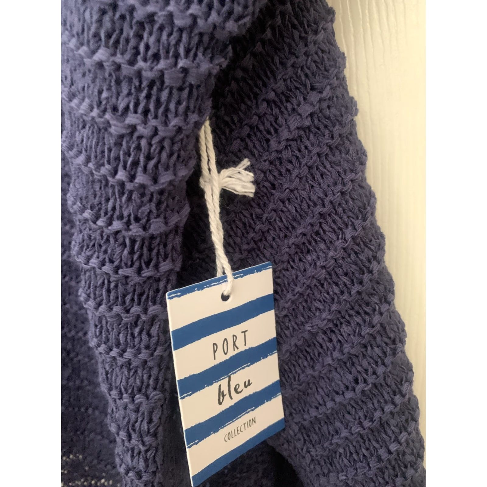 Forever 21 FOREVER 21 Blue Open Draped Cardigan Sweater Port Blue Collection Small NWT Womens Cardigan Sleeveless Blue S Size S / US 4 / IT 40 - 2 Thumbnail