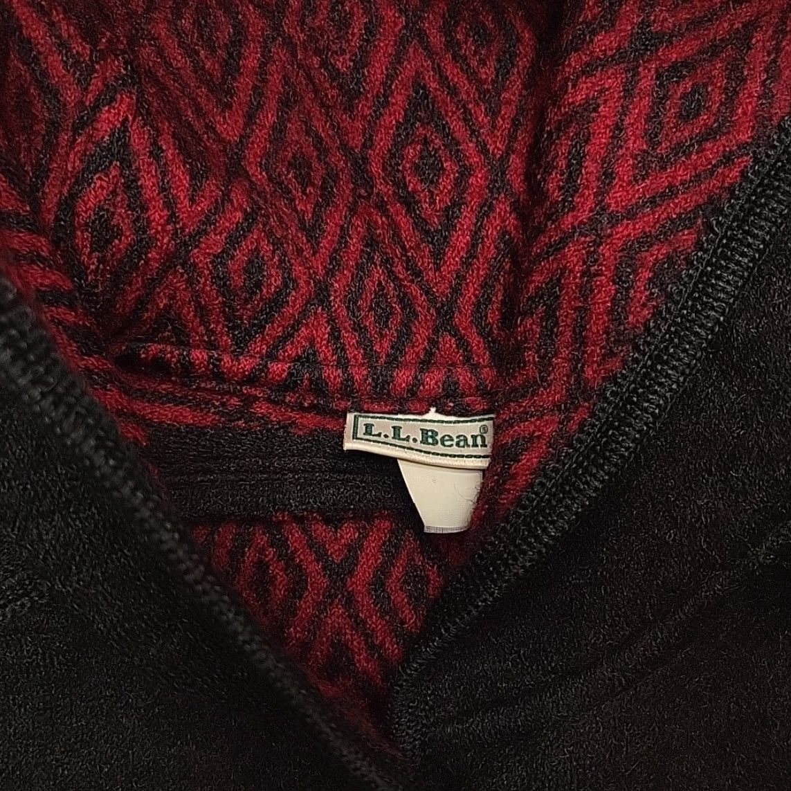 Vintage VINTAGE LL Bean Jacket Women M Gray Red Diamond Geometric Lining Wool Heritage Overcoat Pockets Long Sleeve Button Casual Outdoor USA American Size M / US 6-8 / IT 42-44 - 4 Thumbnail