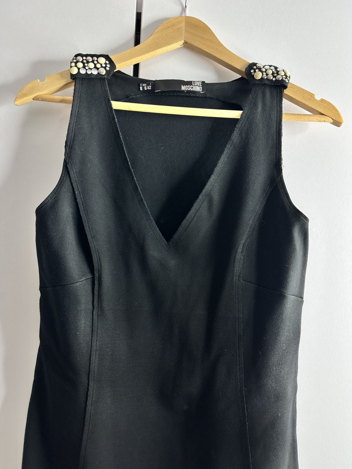Love Moschino Black dress love Moschino Size M / US 6-8 / IT 42-44 - 2 Thumbnail