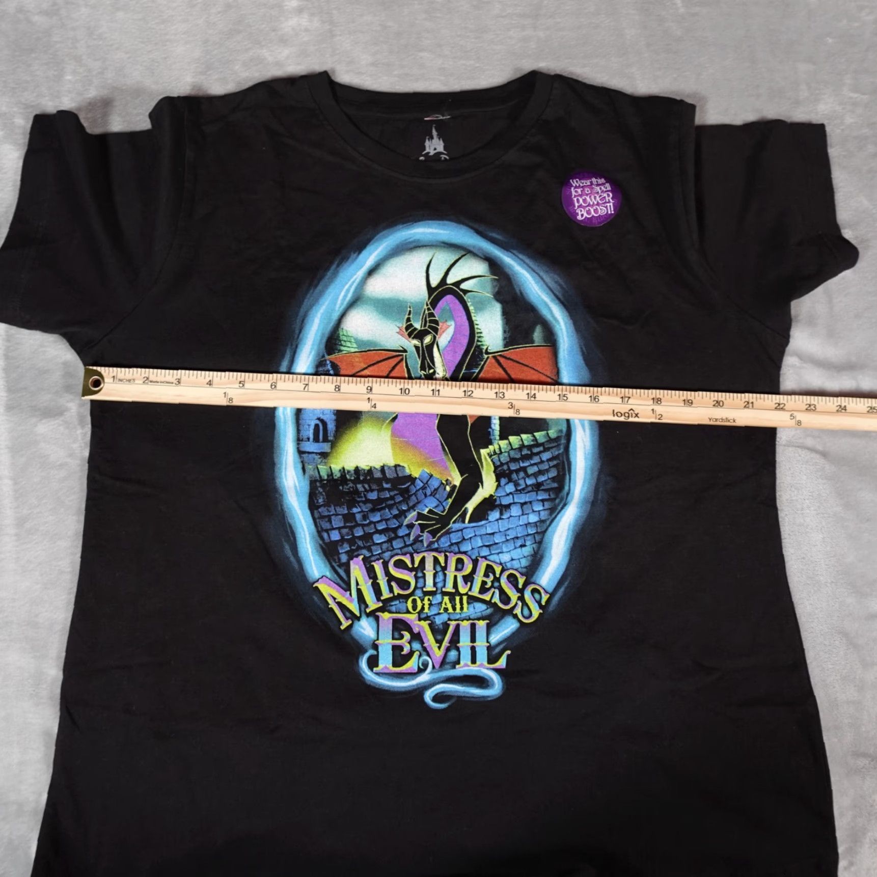 Disney Disney Parks Mistress Of All Evil Villain T-Shirt Womens XL Cartoon Black NWT Size XL / US 12-14 / IT 48-50 - 7 Thumbnail