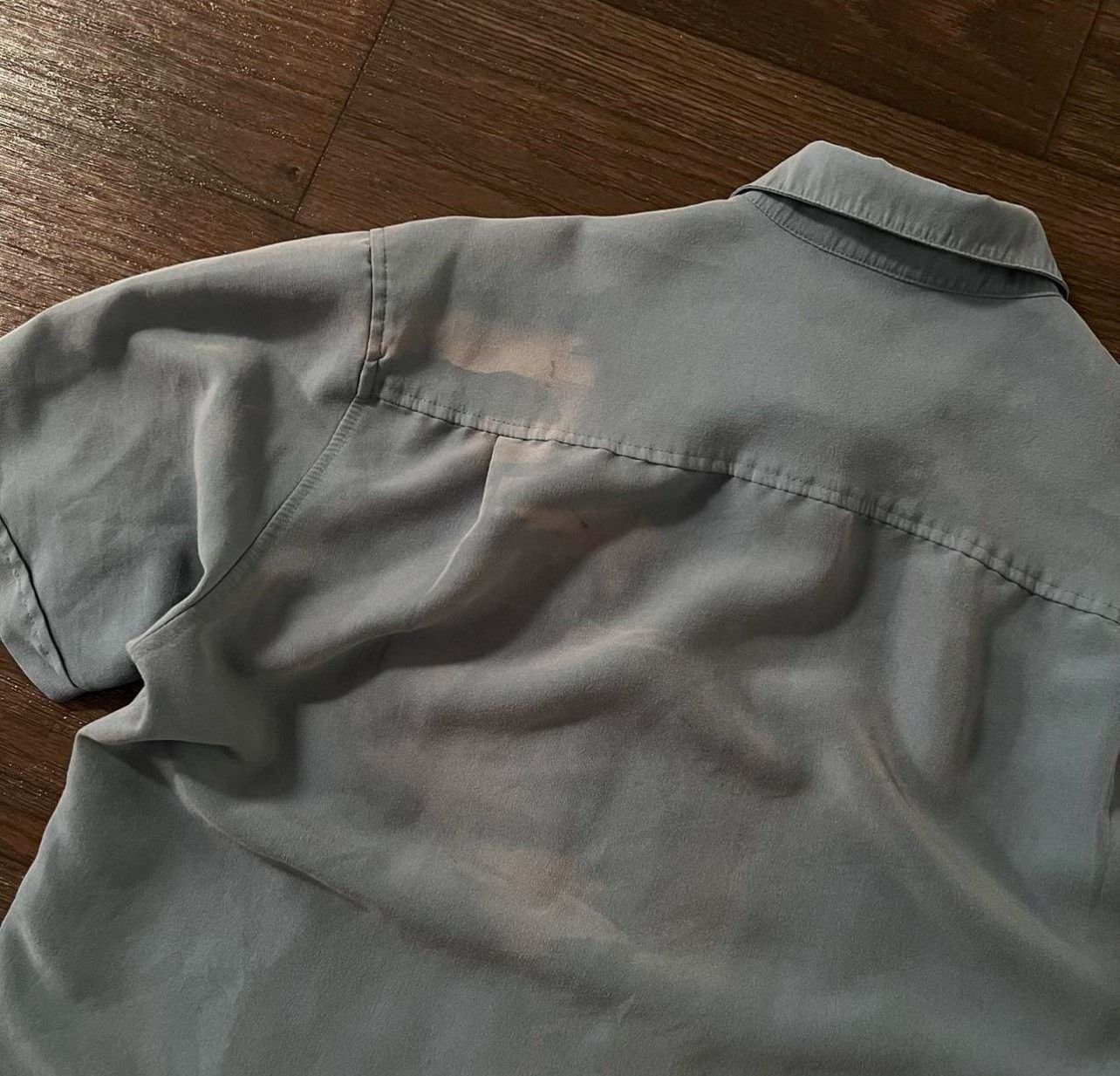 Vintage Beautiful soft blue western style boxy button up Size US XL / EU 56 / 4 - 6 Thumbnail