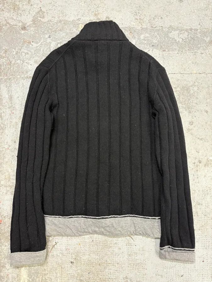 Dolce & Gabbana 2000s Dolce & Gabbana Black Wool Zip Sweater Size US M / EU 48-50 / 2 - 6 Thumbnail