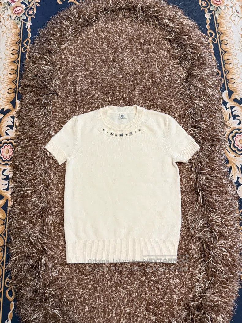 Hermes Hermes Short sleeve knitted top Size XS / US 0-2 / IT 36-38 - 7 Thumbnail