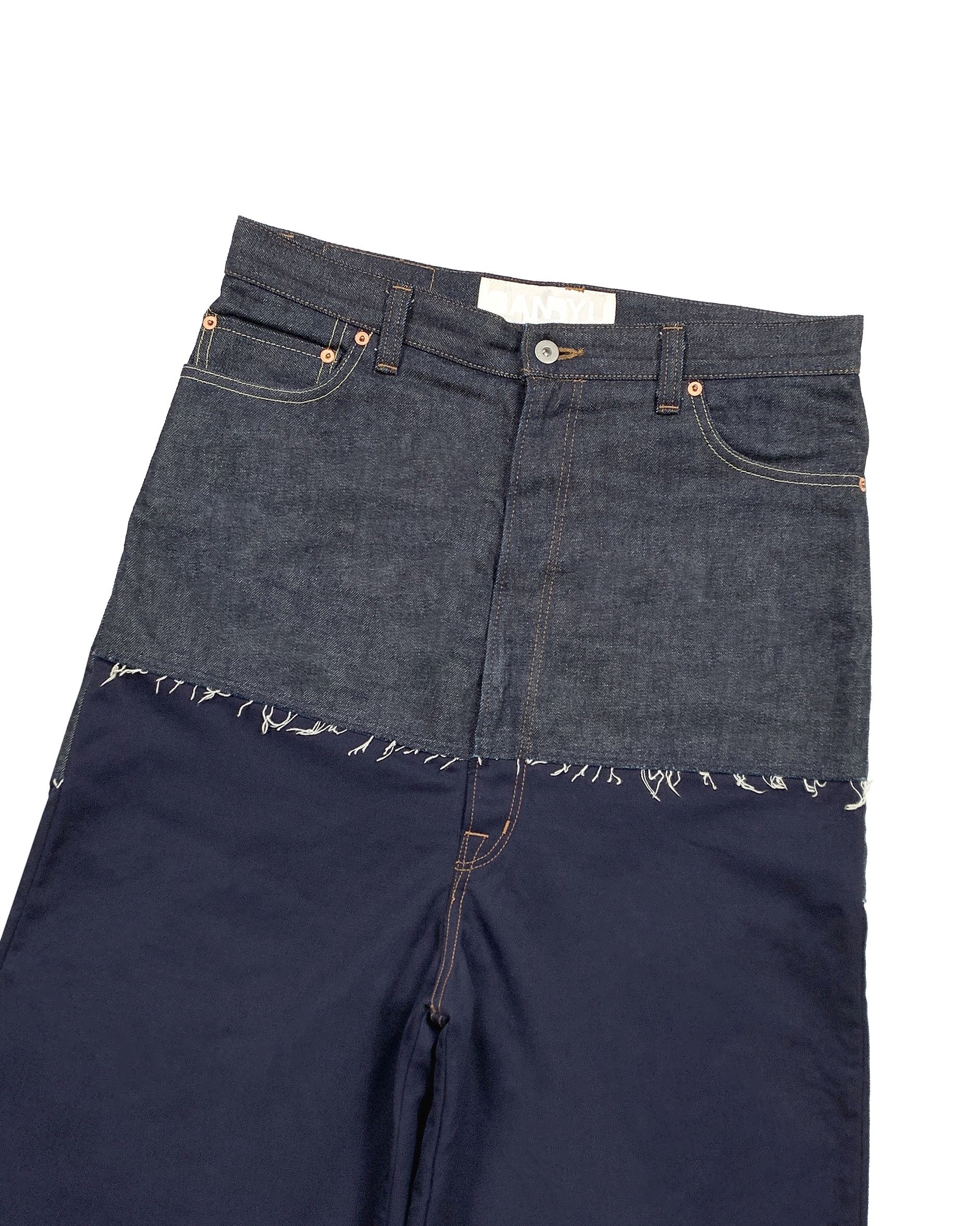 Comme des Garcons × Comme des Garcons Homme Plus × Ganryu 2016 Hybrid Cropped Pants / Oversized Shorts Size US 32 / EU 48 - 3 Thumbnail
