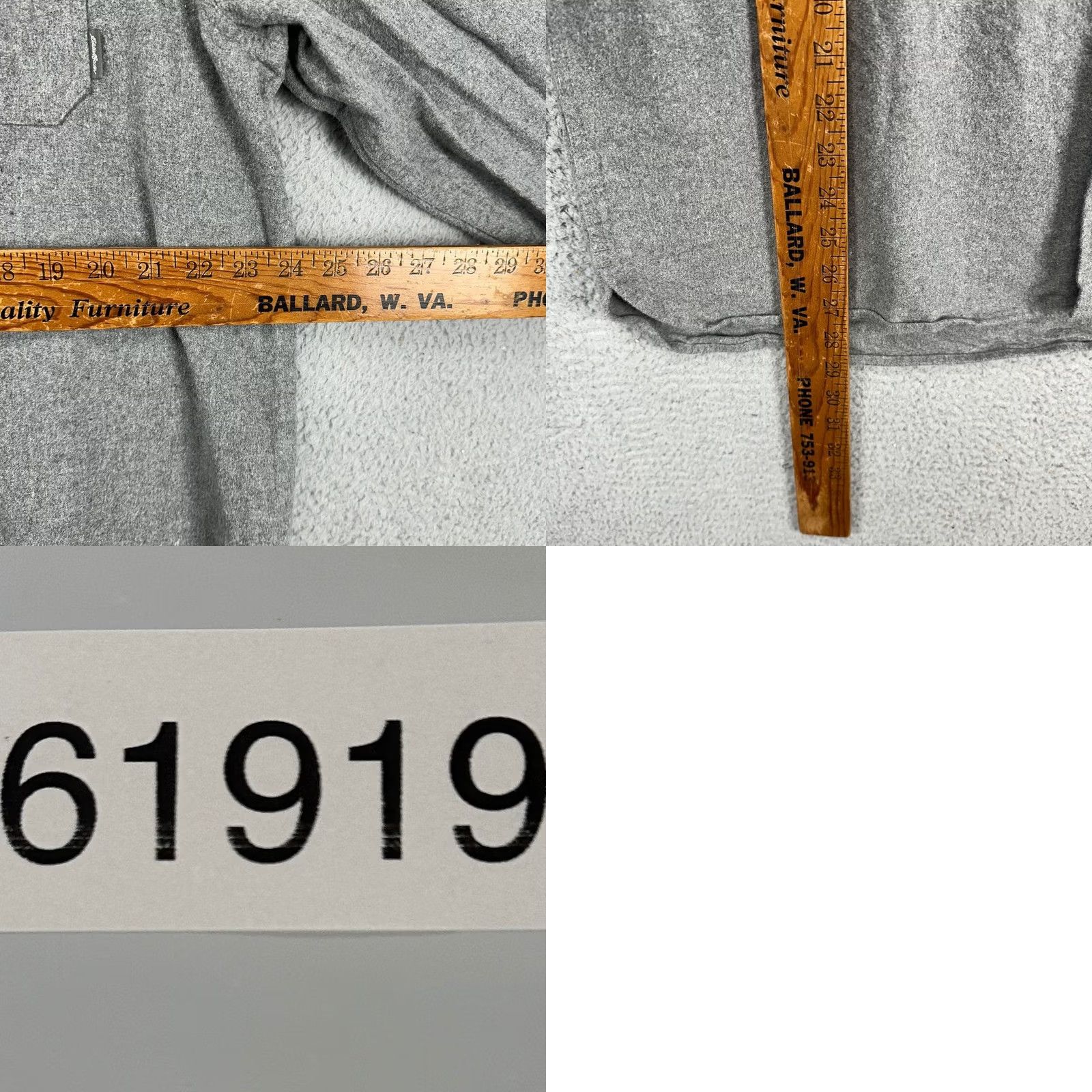 Eddie Bauer VINTAGE Eddie Bauer Thick Flannel Shirt Mens XL Grey Cotton Button-Up Pockets Flap Size US XL / EU 56 / 4 - 8 Thumbnail