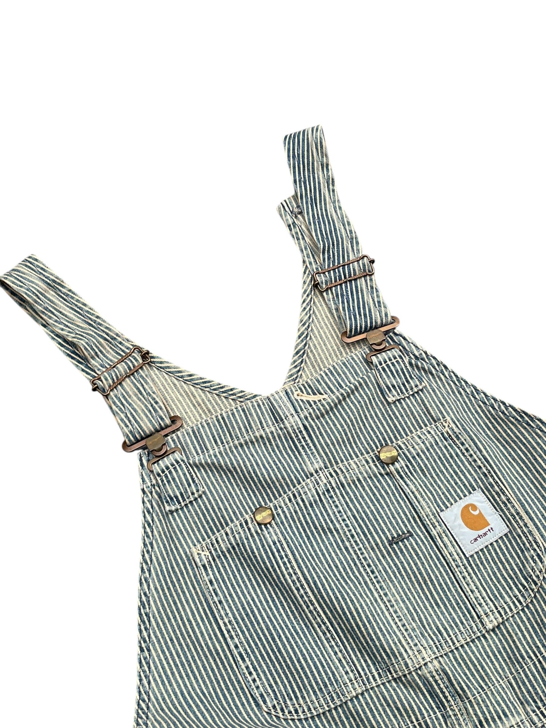 Carhartt Vintage Carhartt Hickory Stripe Overall Size US 38 / EU 54 - 4 Thumbnail