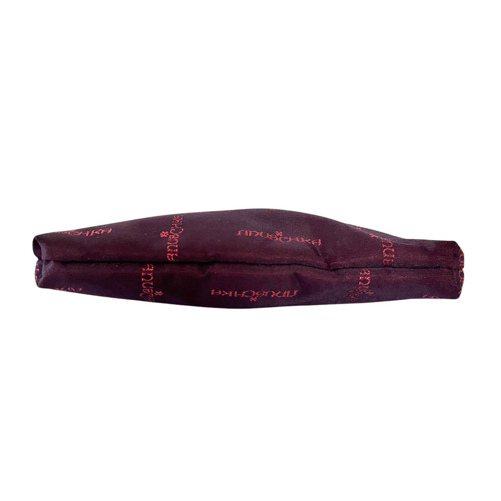 Other Anuschka Wine Red Jacquard Weave Zip Top Pouch Clutch Bag Size ONE SIZE - 5 Thumbnail