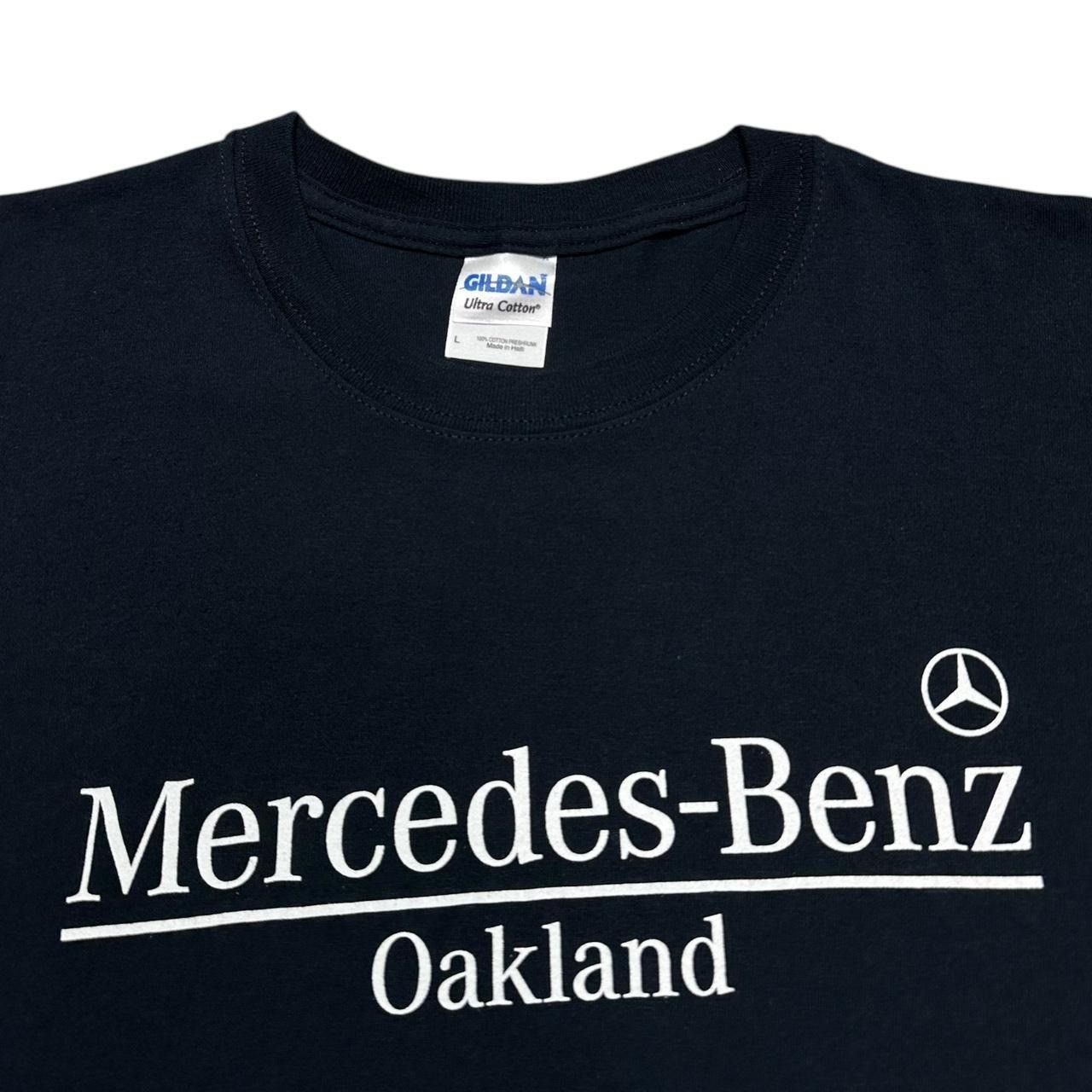 Mercedes-Benz × Vintage Y2K Mercedes Benz Oakland T-Shirt Size US L / EU 52-54 / 3 - 3 Thumbnail