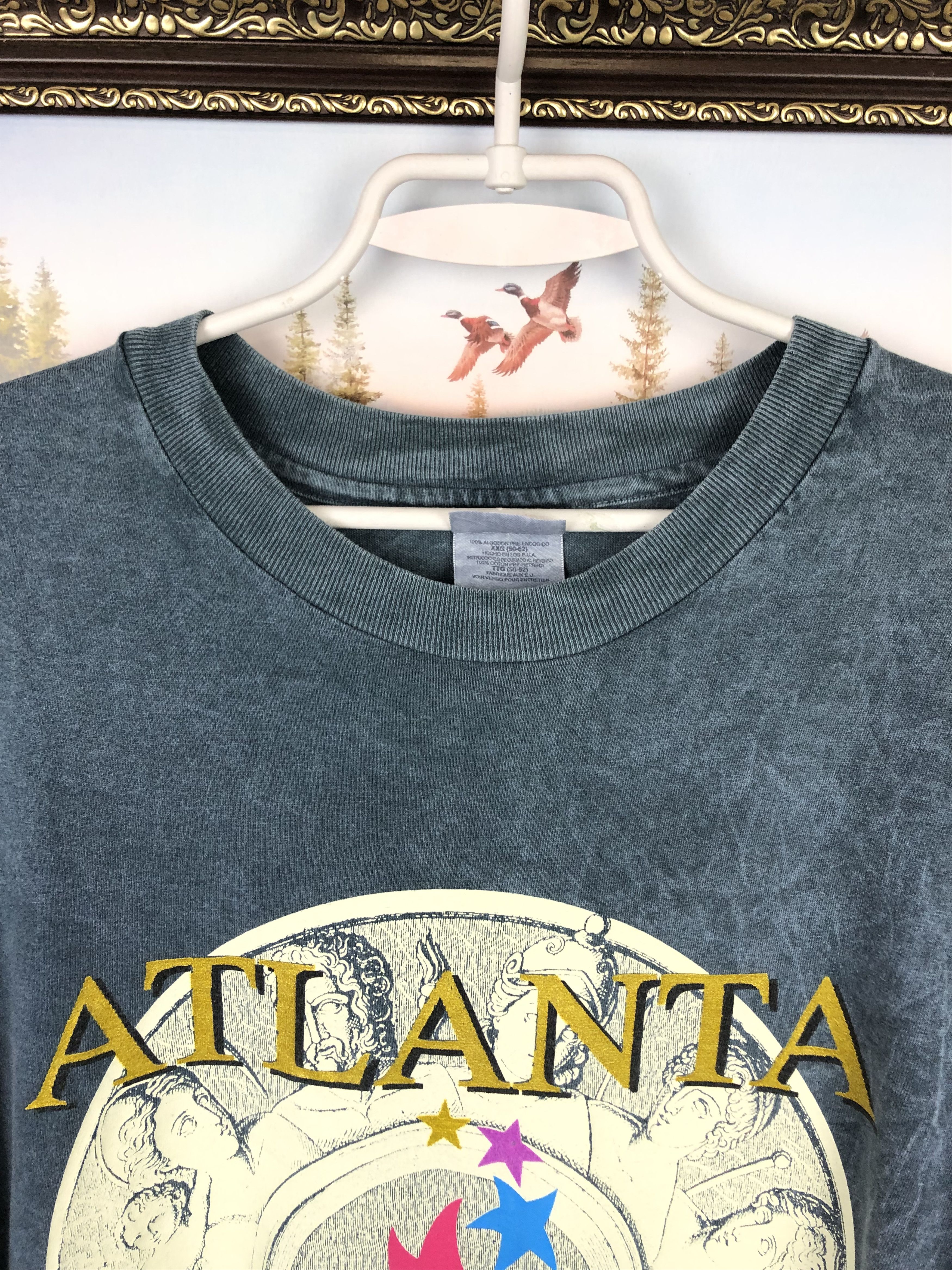 Vintage Vintage 90's Atlanta Olympic Summer Games Shirt Tee Jersey Size US XXL / EU 58 / 5 - 5 Thumbnail