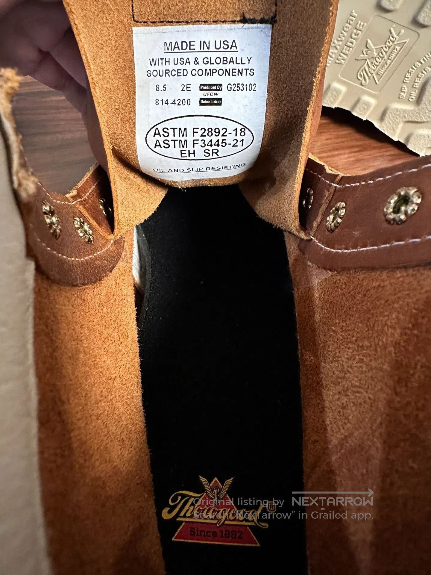 Thorogood THOROGOOD 8.5EE Boots. Size US 8.5 / EU 41-42 - 8 Thumbnail