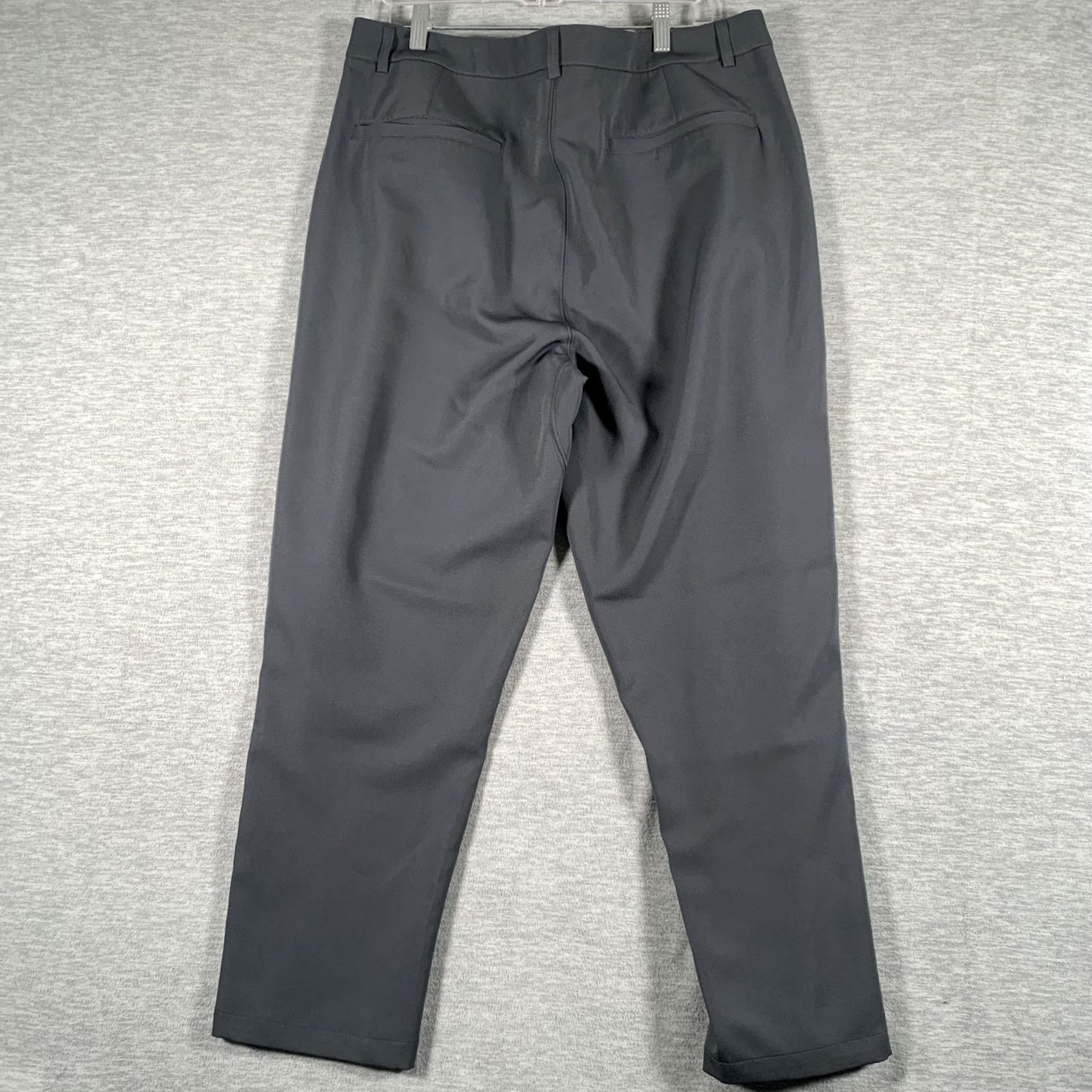Vintage &Collar Dress Pants Mens 38x26 Gray Athletic Fit Stretch Tapered Casual Business Size US 38 / EU 54 - 6 Thumbnail