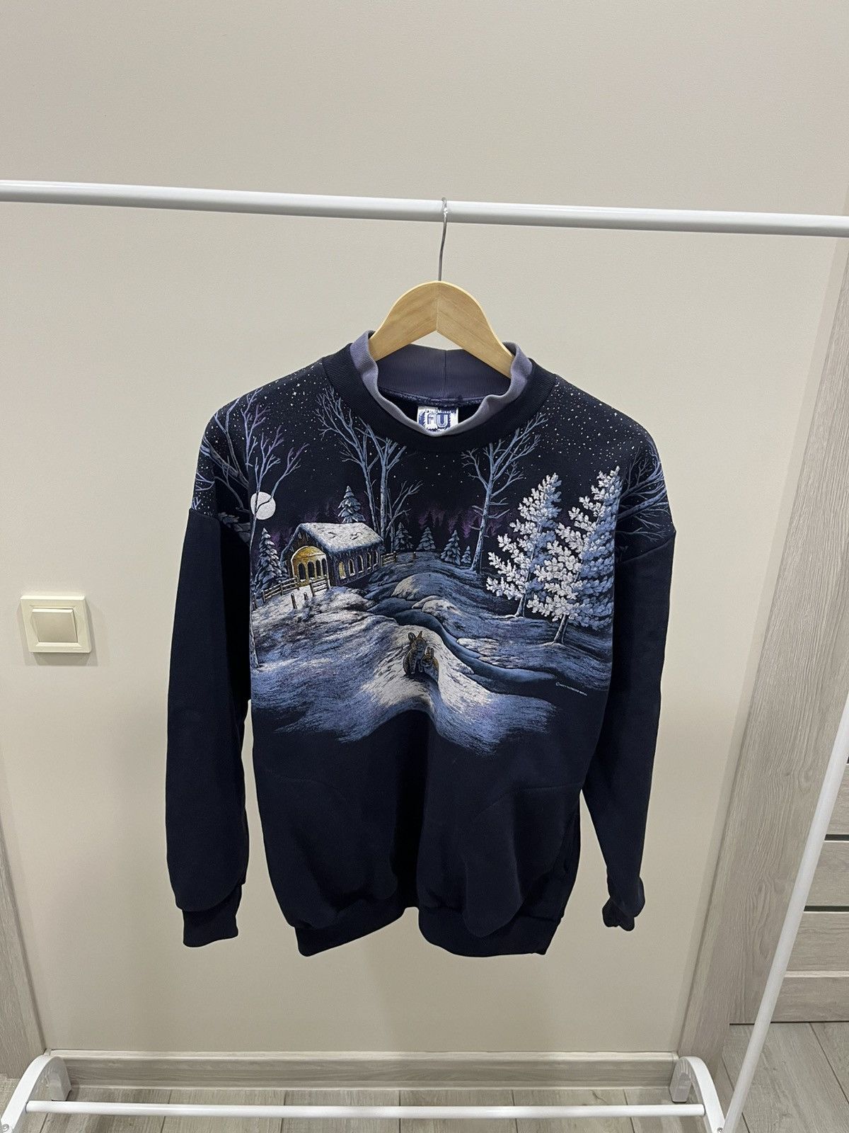 Vintage Vintage 90's Art Unlimited Wildlife sweater made in USA Size US L / EU 52-54 / 3 - 2 Thumbnail
