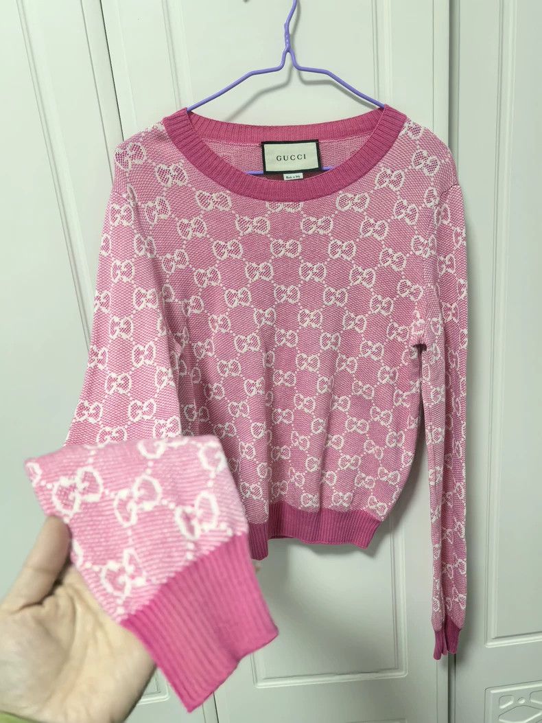 Gucci GucciPink full-print sweater 2503-Nextarrow Size M / US 6-8 / IT 42-44 - 1 Thumbnail
