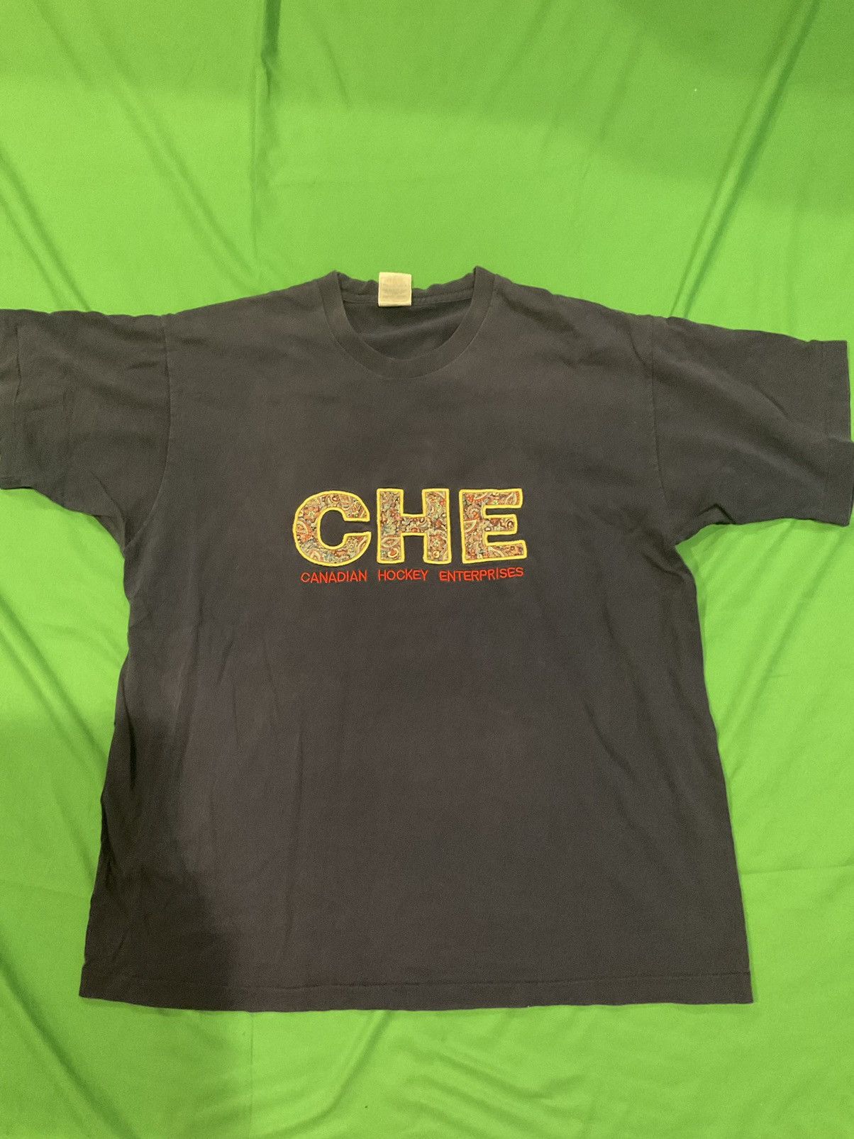 NHL × Vintage Grey vintage 90s Canadian Hockey Enterprises T-shirt Size US XL / EU 56 / 4 - 1 Thumbnail