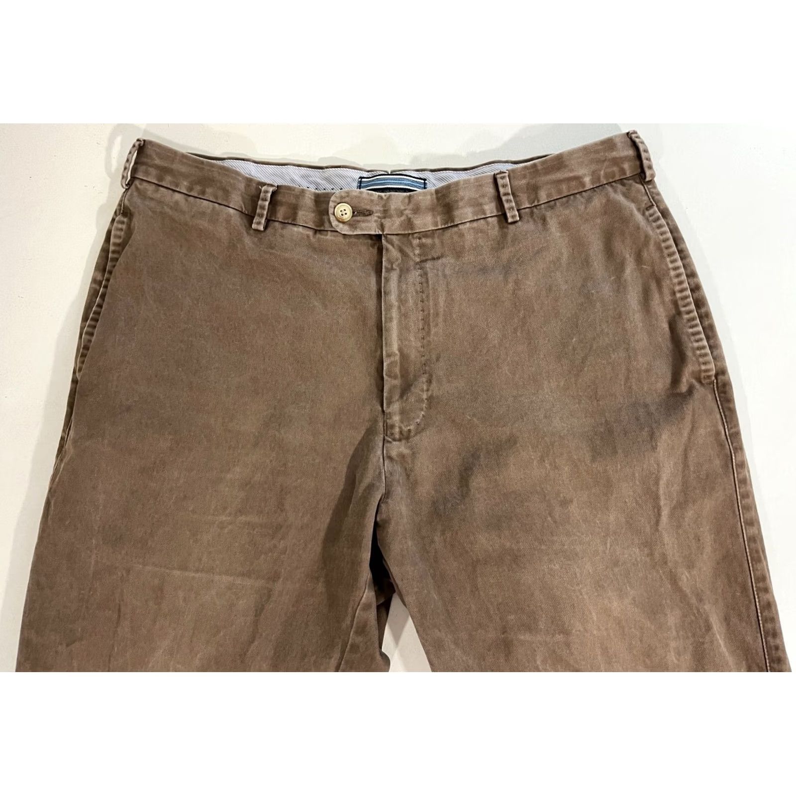 Peter Millar Peter Millar Men’s Crown Pima Cotton Chino Pants Size 36x30 Brown Vintage Regular Straight 30 Inseam Size US 36 / EU 52 - 4 Thumbnail