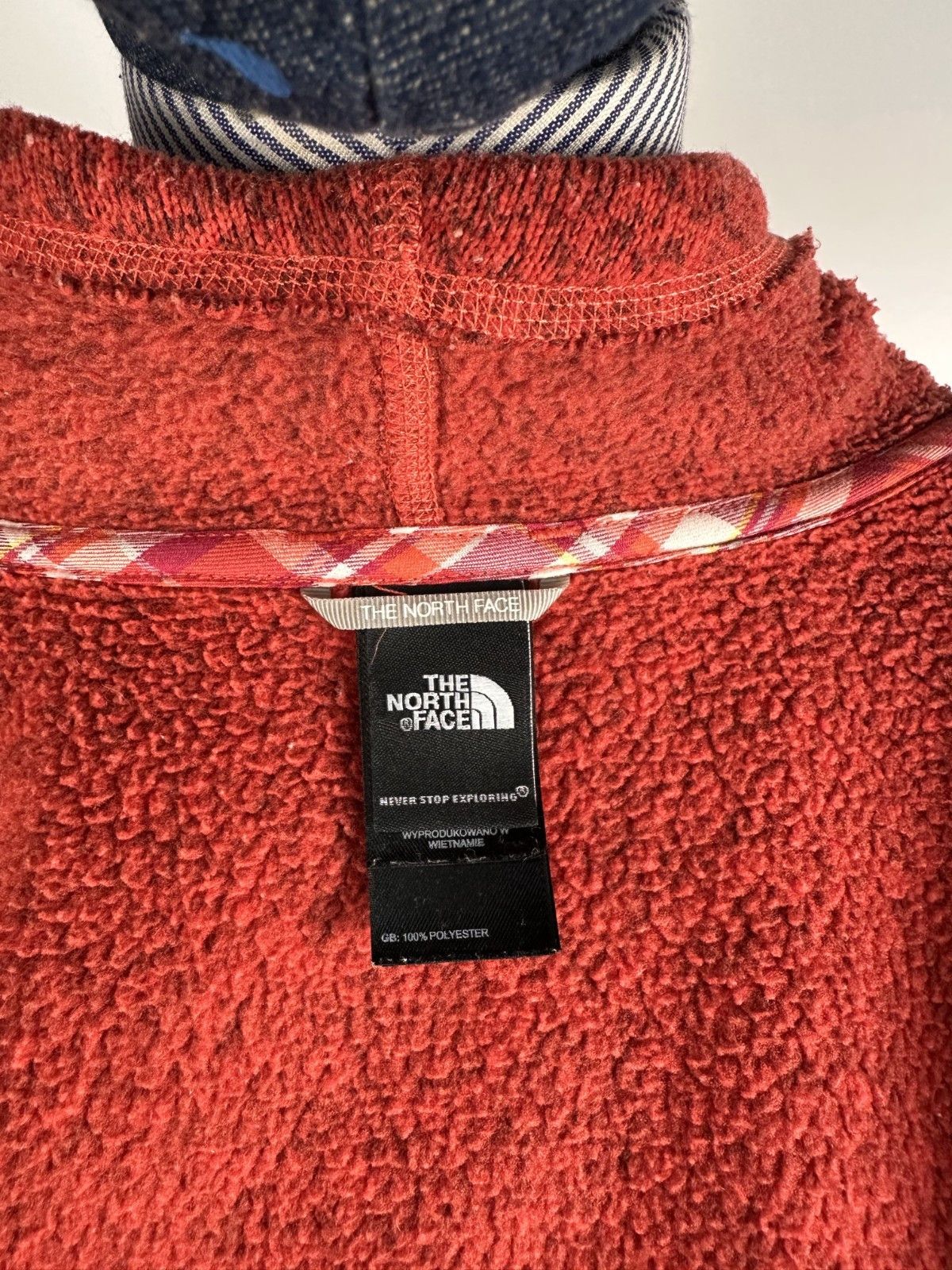 The North Face The North Face Womens Red Fleece Jacket Full Zip Size M Size US M / EU 48-50 / 2 - 10 Thumbnail