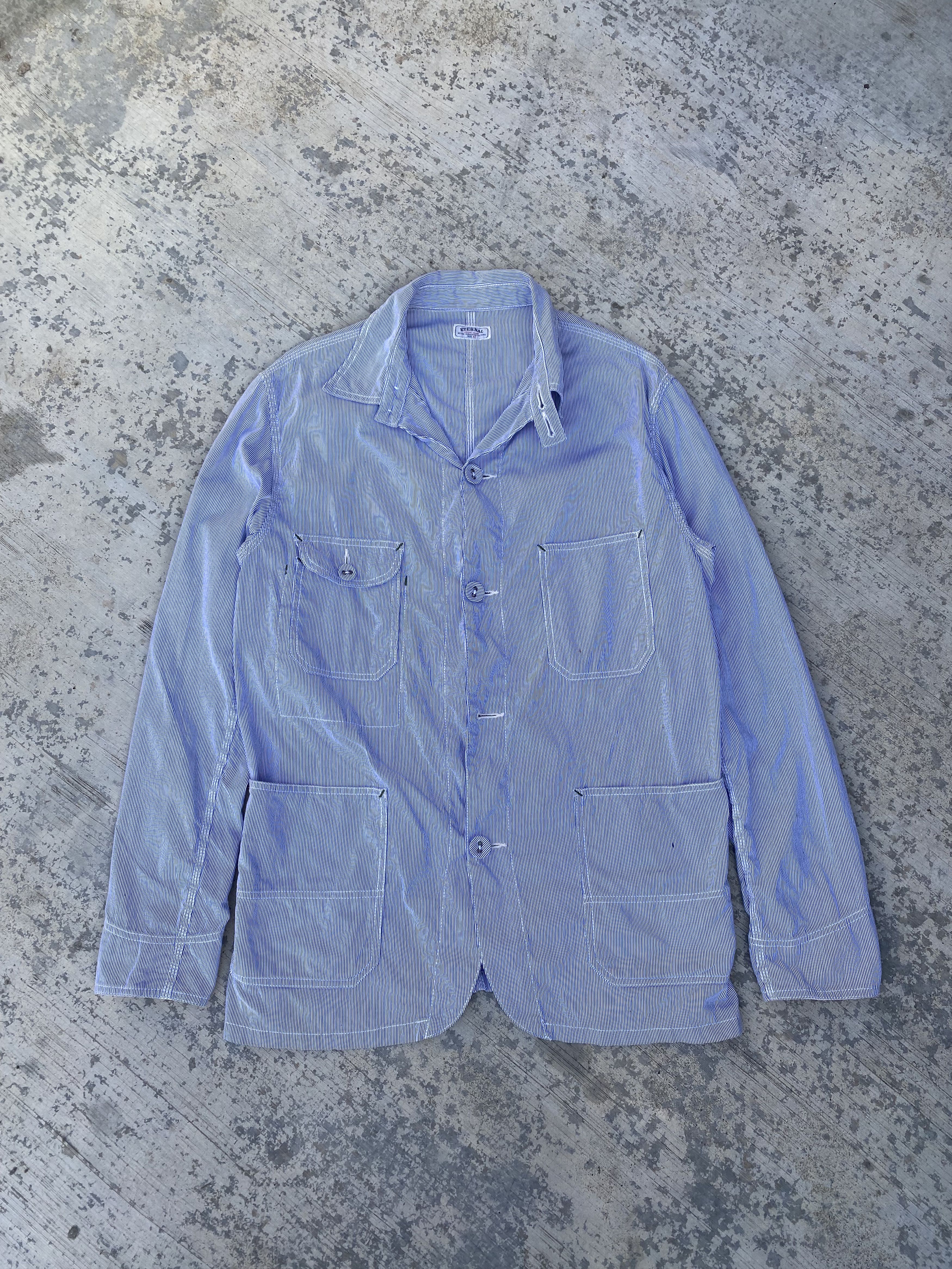 Eternal Eternal worrlwear hickory blue chore jacket Size US M / EU 48-50 / 2 - 1 Thumbnail