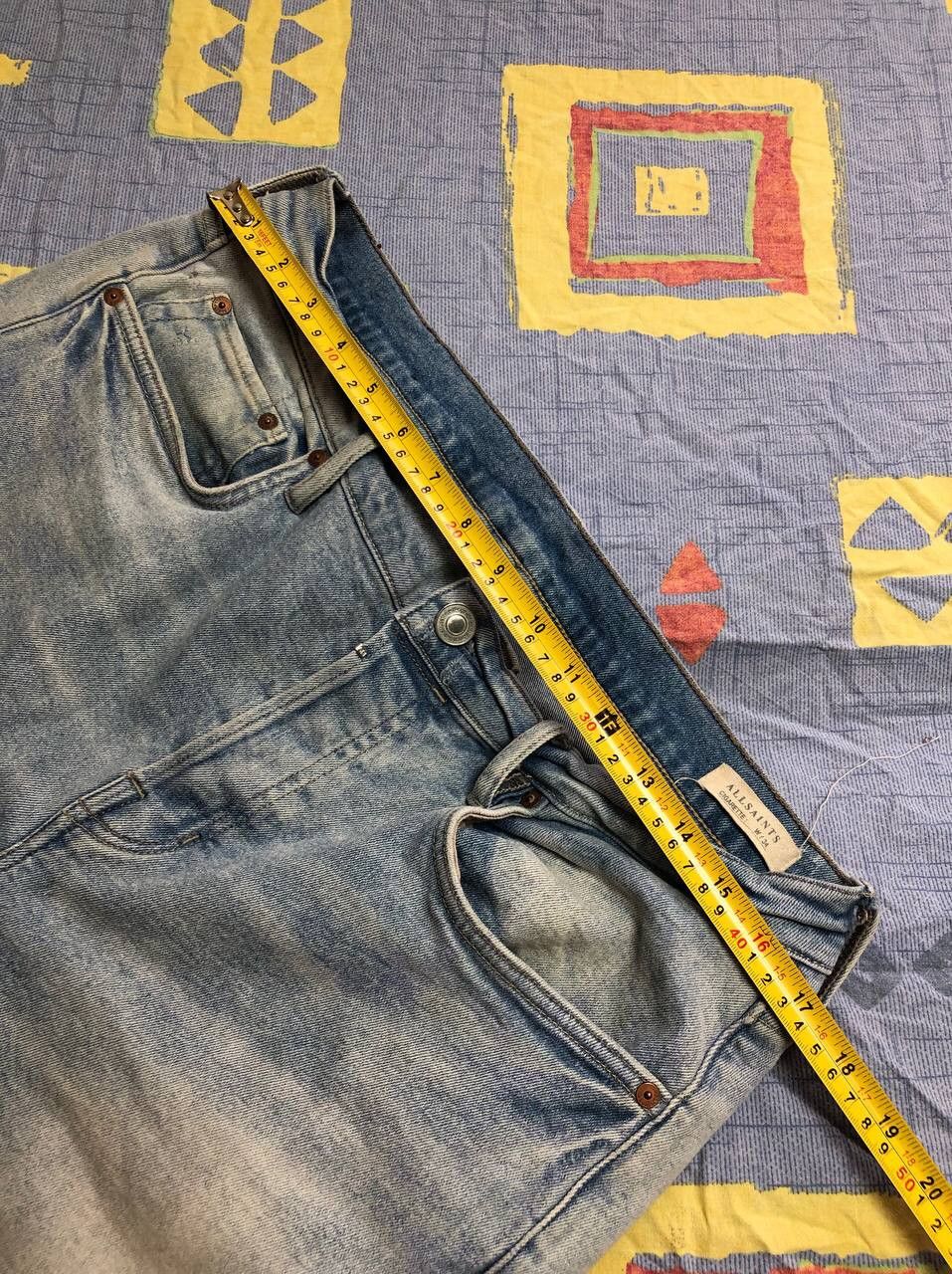 Allsaints Vintage Allsaints Jeans Distressed Denim Faded Y2K Style Size US 34 / EU 50 - 19 Thumbnail