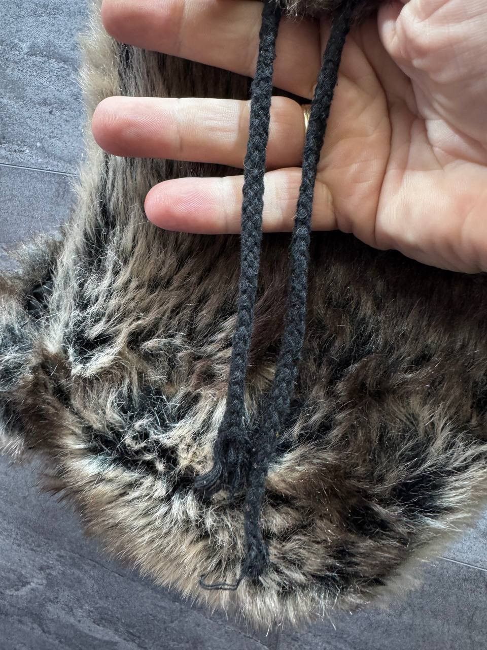 Other Ushanka Trapper Hat Furry Mohair Fuzzy Fur Hat Y2K 90s Size ONE SIZE - 10 Thumbnail