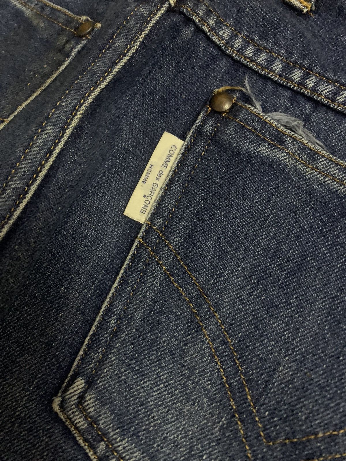 Comme des Garcons Homme Plus 🔥Vintage Comme Des Garcons Homme Denim Size US 29 - 5 Thumbnail