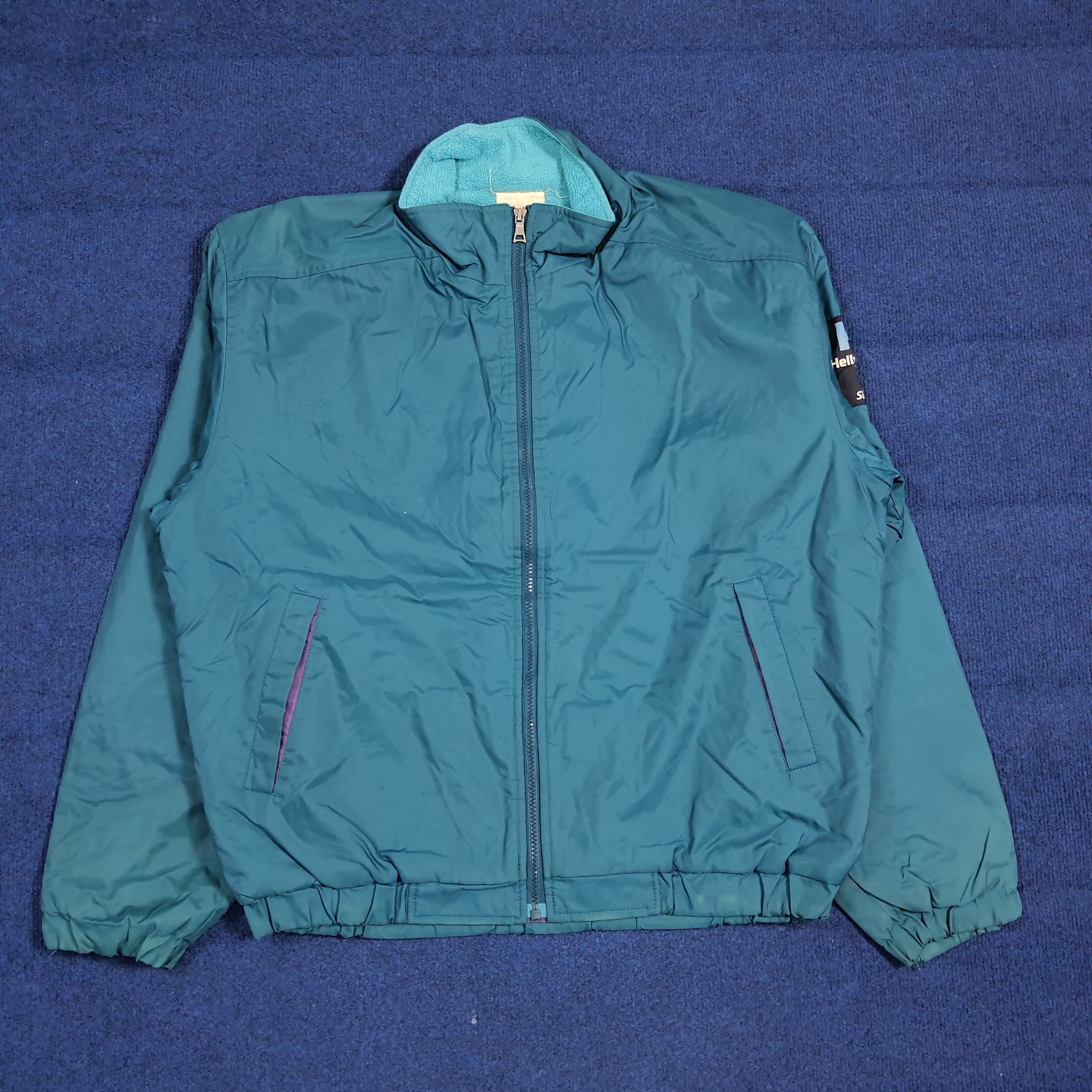 Helly Hansen Vintage Helly Hansen Fleece Custom Skull Logo Jacket C286N23 Size US XL / EU 56 / 4 - 3 Thumbnail