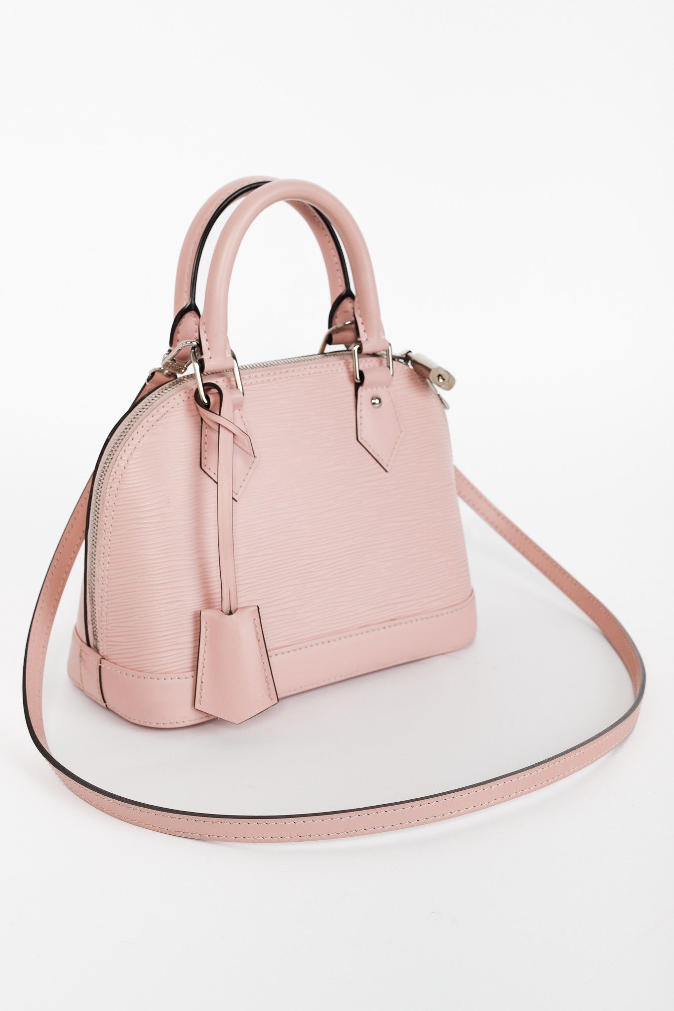 Louis Vuitton Louis Vuitton Alma BB Rose Ballerine Epi Leather Tote Bag Size ONE SIZE - 6 Thumbnail