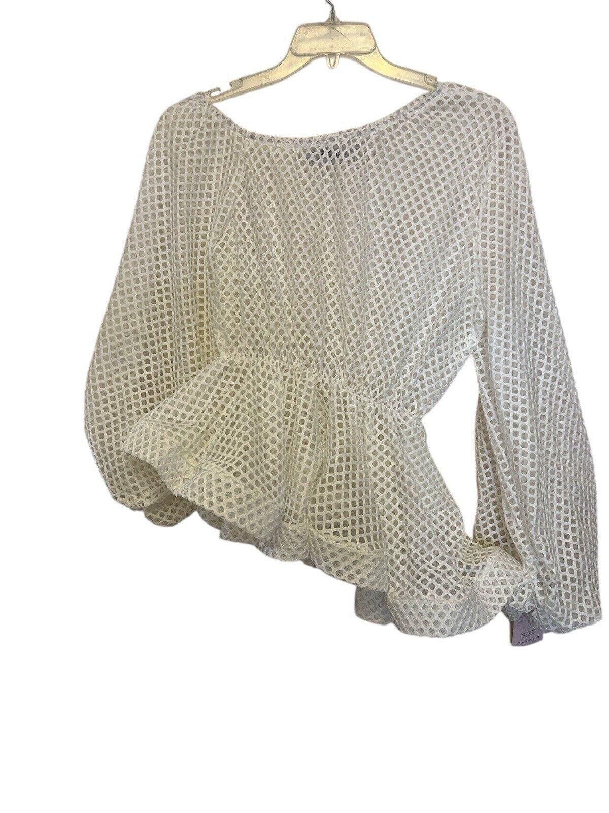 Designer The Modern Day Collection Net Blouse Sz M Size M / US 6-8 / IT 42-44 - 2 Thumbnail