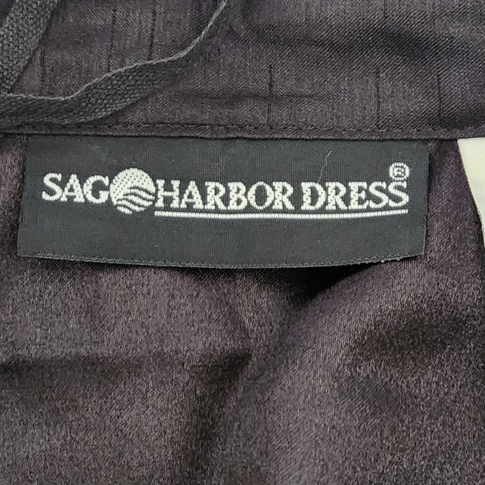 Other Sag Harbor Dress Black Sleeveless Button Up Collard Top 14 Size XL / US 12-14 / IT 48-50 - 3 Thumbnail