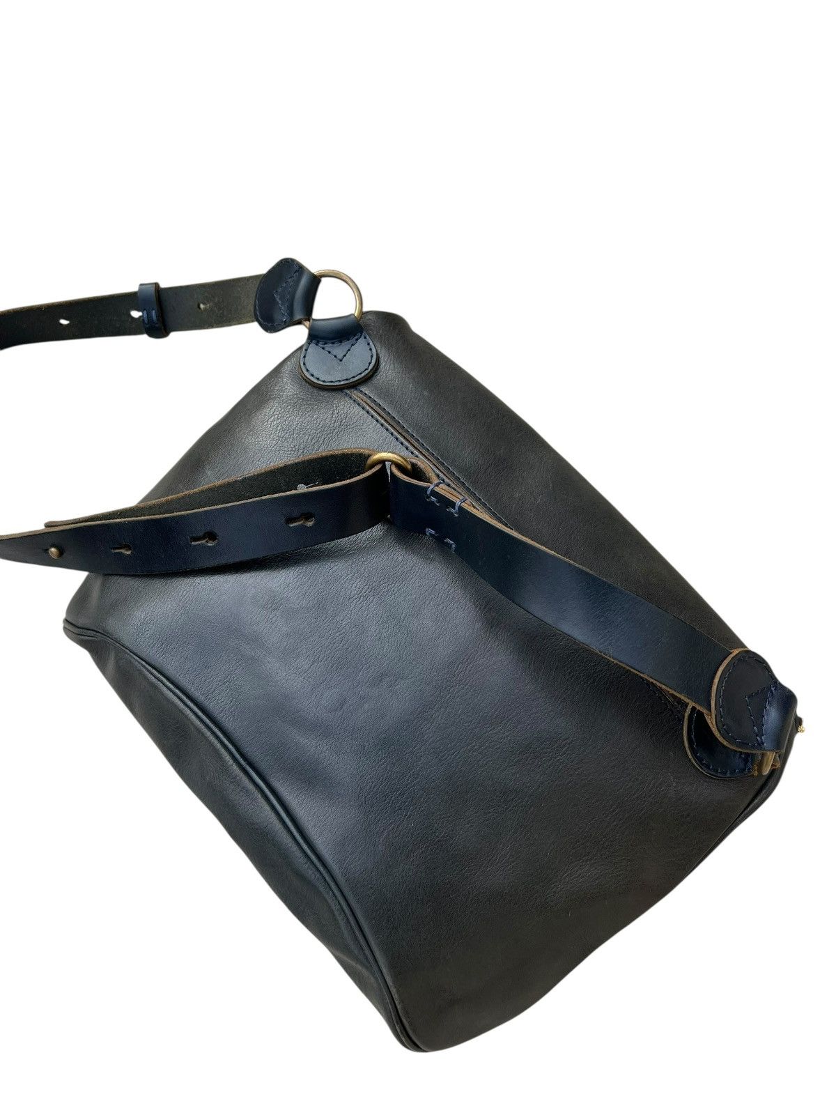Freewheelers SLOW Japan Patina Olive Green Leather Messenger Bag Size ONE SIZE - 21 Thumbnail