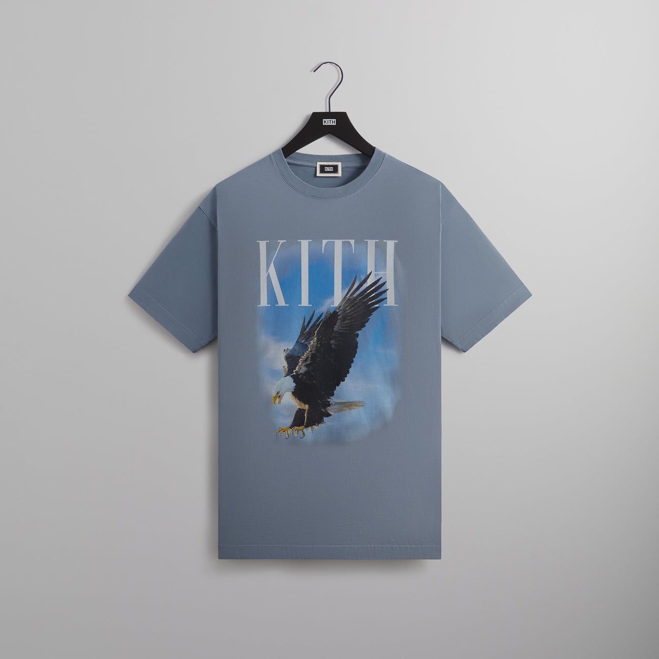 image of Kith Eagle Vintage Logo Tee In Elevation Size XL T-Shirt in Blue, Men's