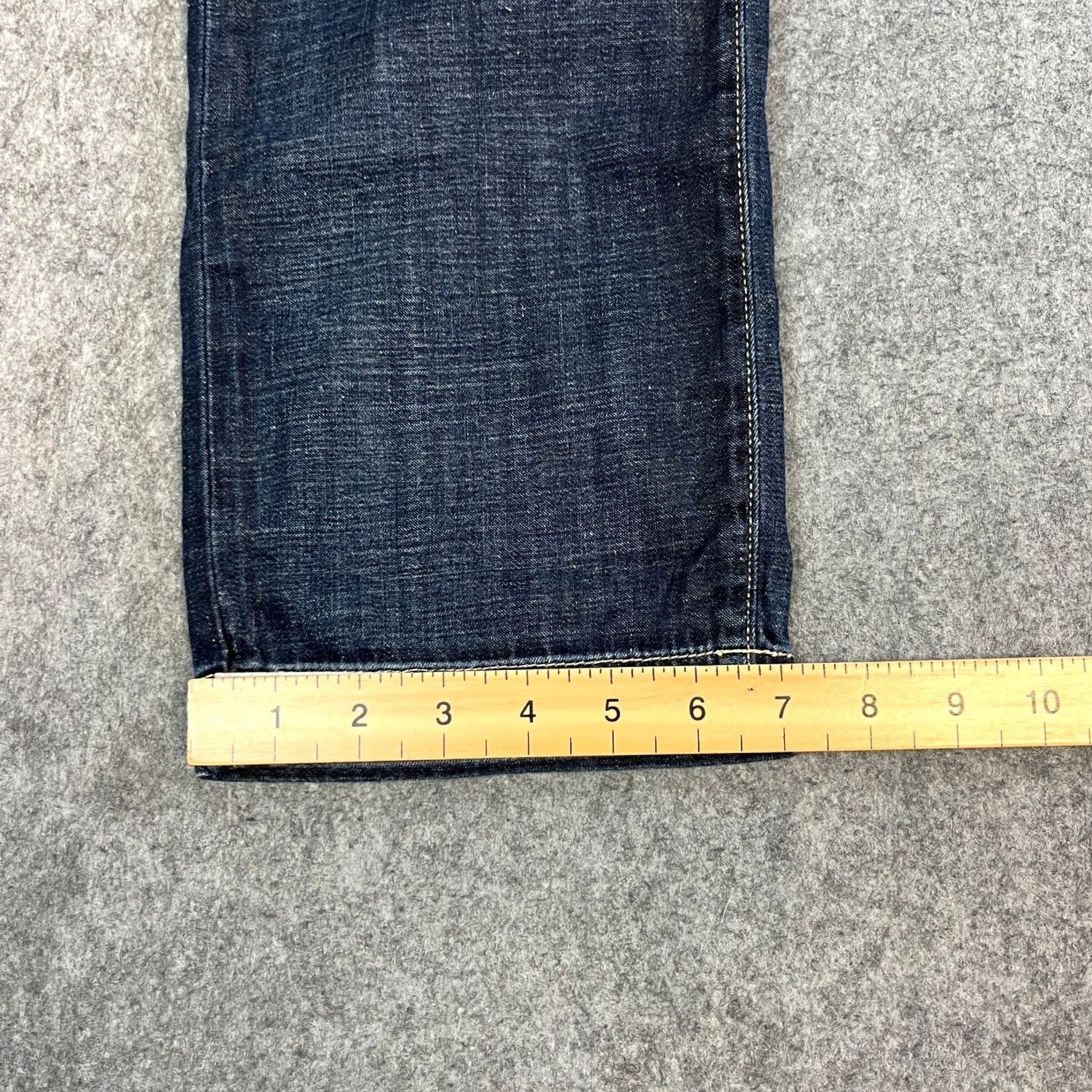 Hugo Boss HUGO BOSS Jeans Regular Tapered 32 32 Dark Wash Blue Green Label Cotton jeans Men 5-Pocket Denim Dark Wash 32 in Inside Leg 32 in Mens Jeans Size US 32 / EU 48 - 3 Thumbnail