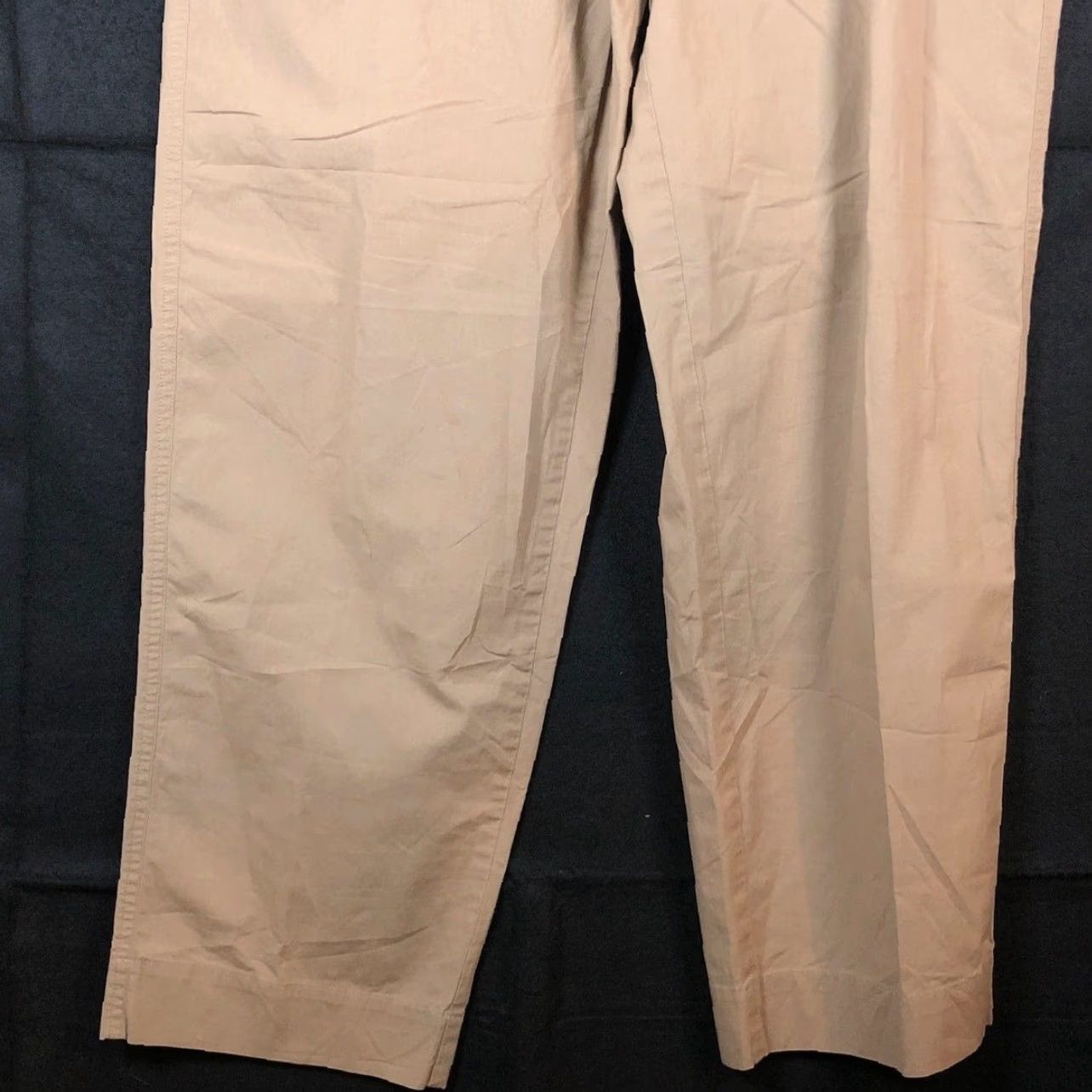 Talbots VINTAGE Talbots Womens Pants Brown High Rise Petite Wide Straight Leg Stretch 14P Size 36" / US 14 / IT 50 - 3 Thumbnail