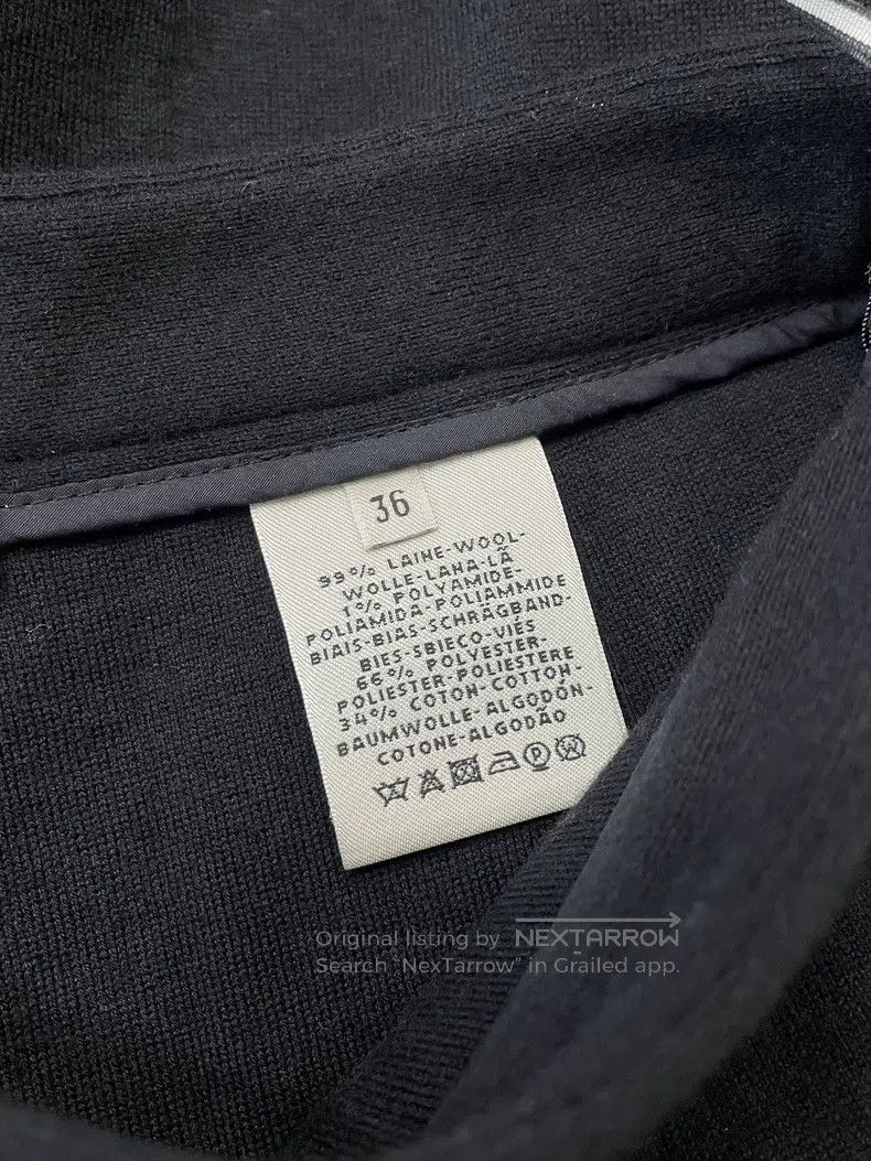 Hermes Hermes Black wool knit wide-leg pants casual pants Size 24" / US 00 / IT 34 - 4 Thumbnail