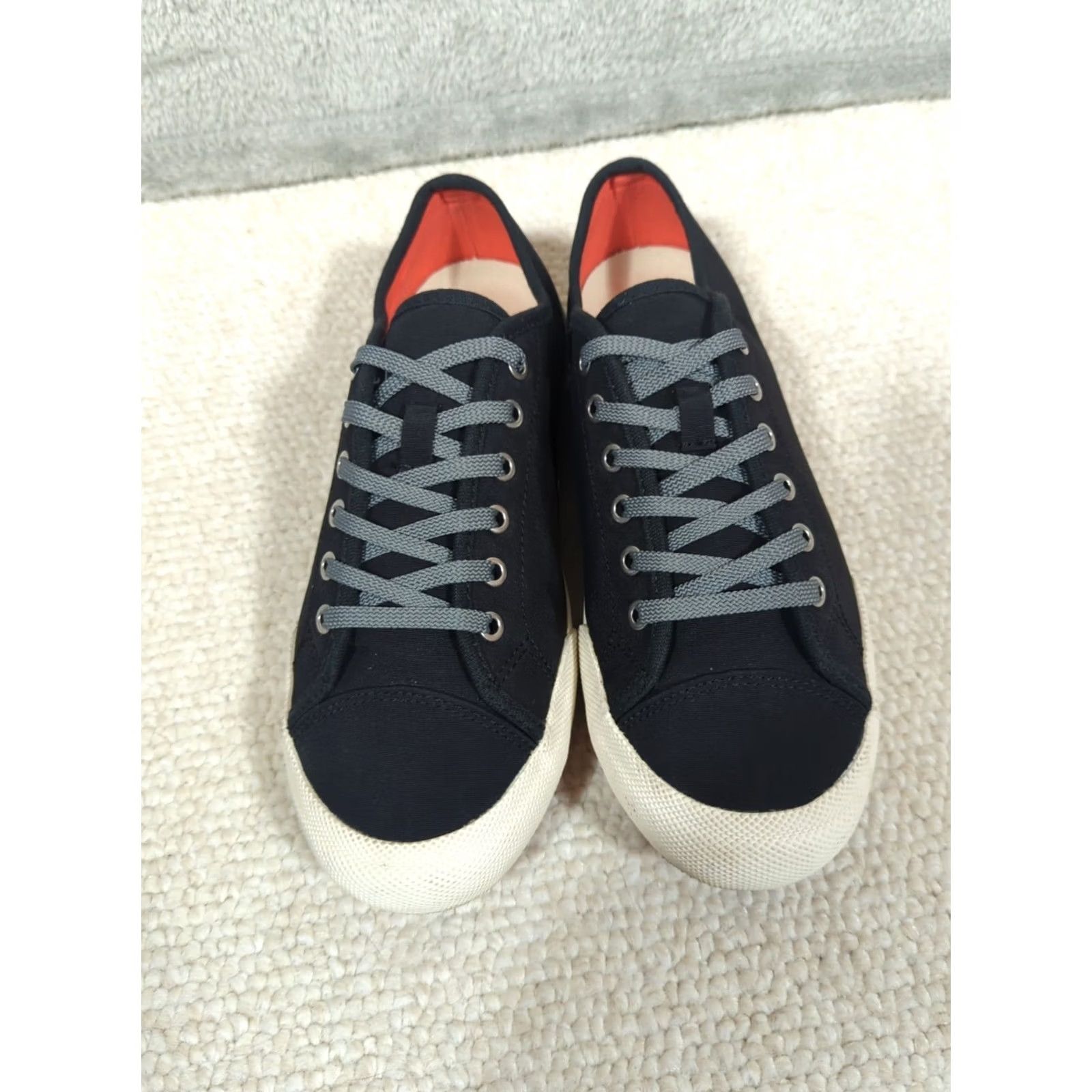 SeaVees Seavees Womens Army Issue Low Top Sneaker Black Size 7.5 Grunge Casual Navy-? Size US 8 / IT 38 - 2 Thumbnail