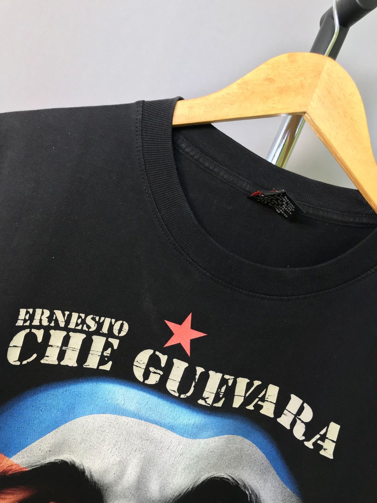 Vintage Ernesto Che Guevara Rock Eagle Rap Tee Black T-Shirt Grunge Size US L / EU 52-54 / 3 - 3 Thumbnail
