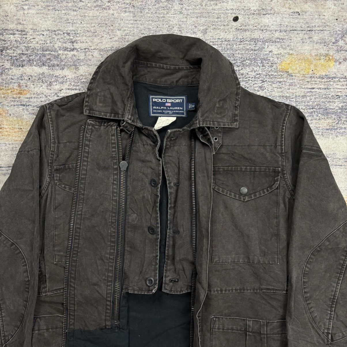 Polo Ralph Lauren Vintage Polo Sport Ralph Lauren multi zipper field jacket Size US M / EU 48-50 / 2 - 5 Thumbnail