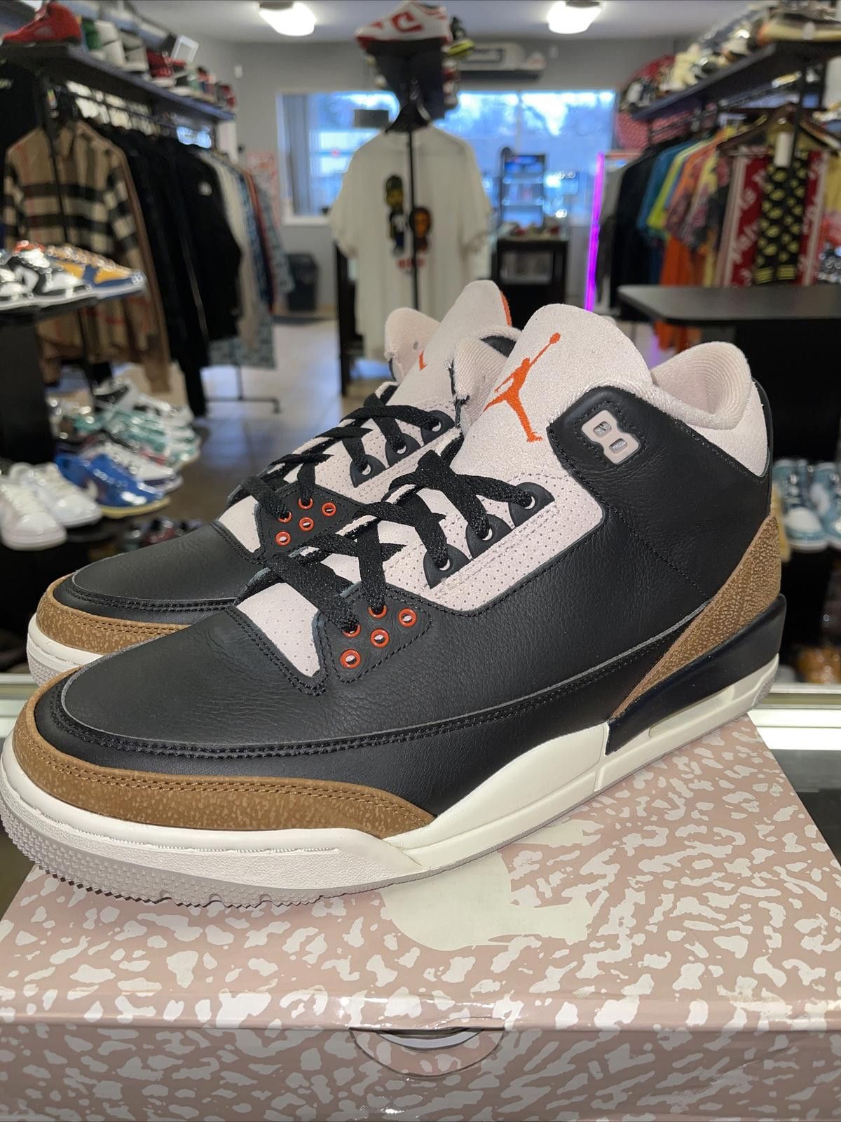 Jordan Brand Size 11.5 - Nike Air Jordan 3 Retro Desert Elephant Men's Size US 11.5 / EU 44-45 - 1 Thumbnail
