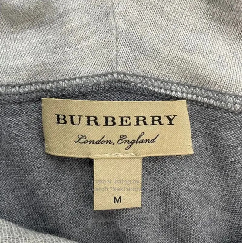 Burberry Burberry Gray Long Sleeve Hooded Knit Top. Size M / US 6-8 / IT 42-44 - 4 Thumbnail