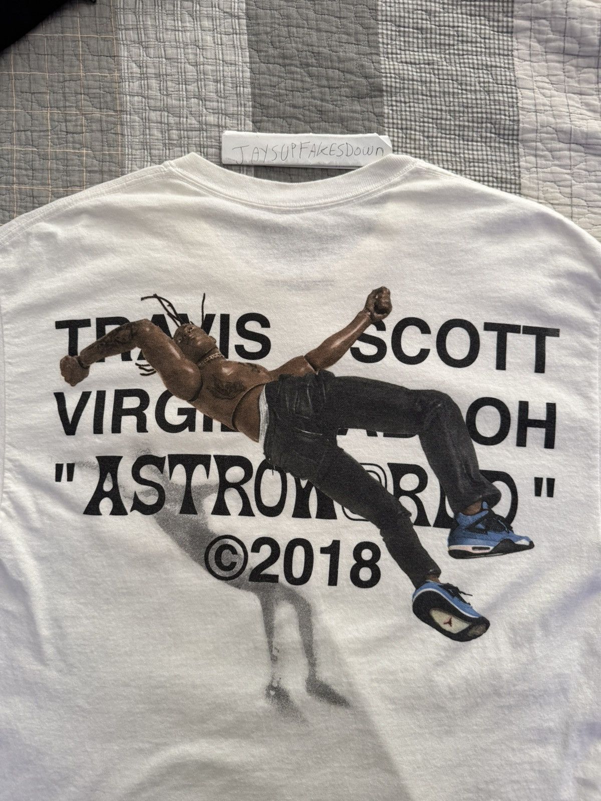 Travis Scott × Virgil Abloh Travis Scott x Virgil Abloh Tee Cactus Jack Version Size US L / EU 52-54 / 3 - 4 Thumbnail