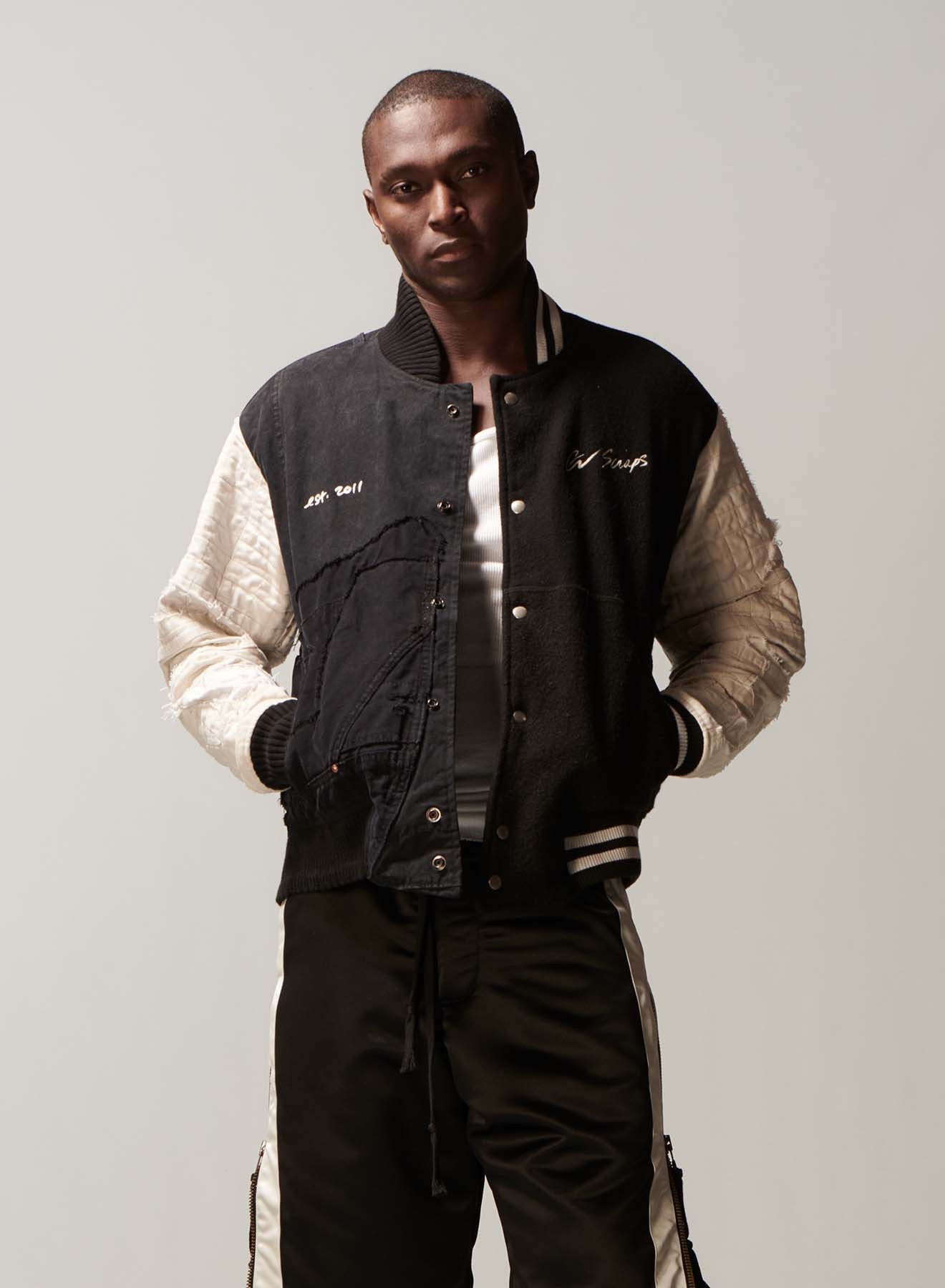 Greg Lauren Greg Lauren Black Blanket Varsity Jacket Size US M / EU 48-50 / 2 - 1 Thumbnail