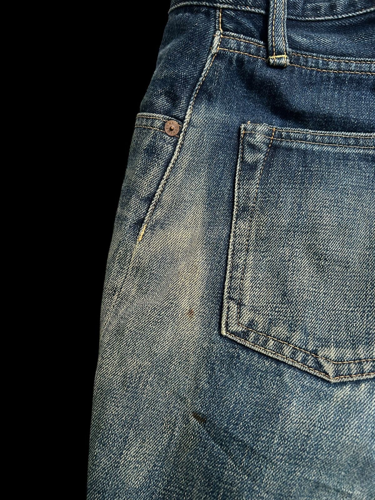 Japanese Brand × Kapital × Vintage DENIME SELVEDGE DISTRESSED VINTAGE DENIM JEANS Size US 31 - 11 Thumbnail