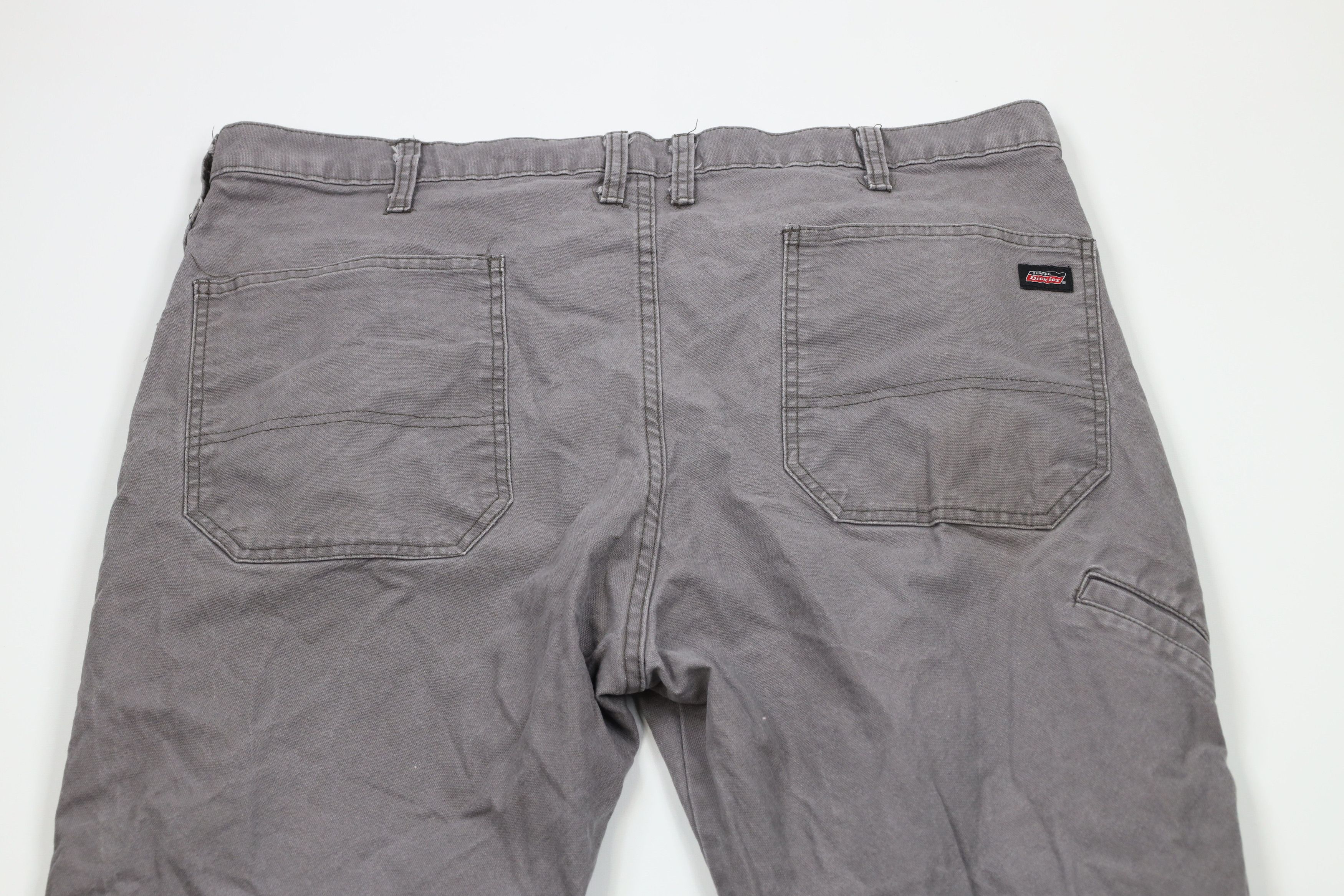 Dickies × Vintage Vintage Dickies Fit Wide Leg Dungaree Canvas Pants Gray Size US 40 / EU 56 - 8 Thumbnail
