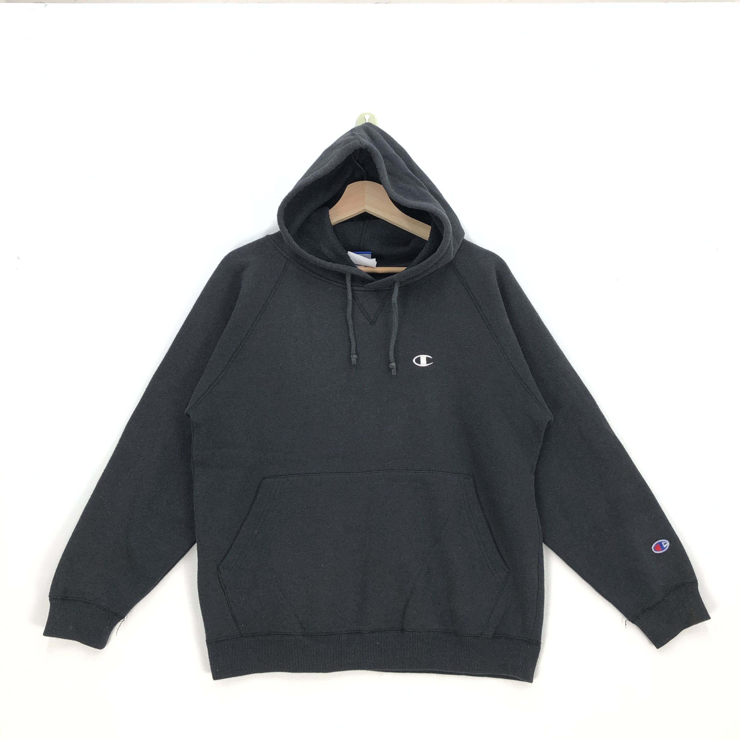 Champion × Vintage Vintage Champion Sweater Hoodie Champion Hooded Sweatshirt Size US M / EU 48-50 / 2 - 1 Thumbnail